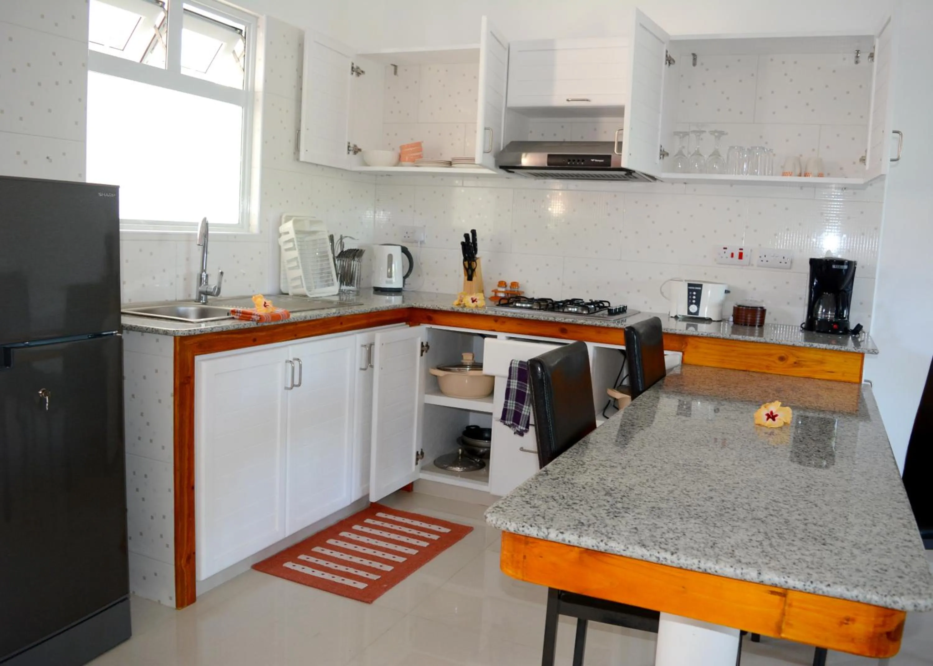 Kitchen or kitchenette in La Villa Therese