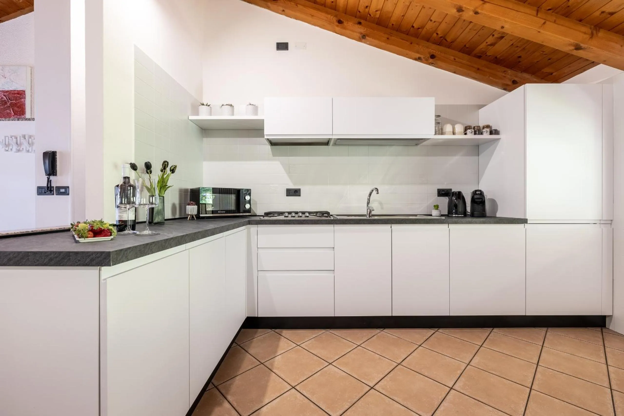 Kitchen or kitchenette in Appartamento Al Forte