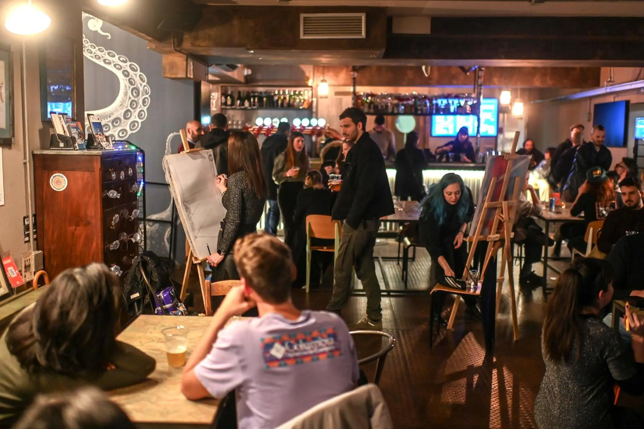 Lounge or bar in Ostello Bello Genova