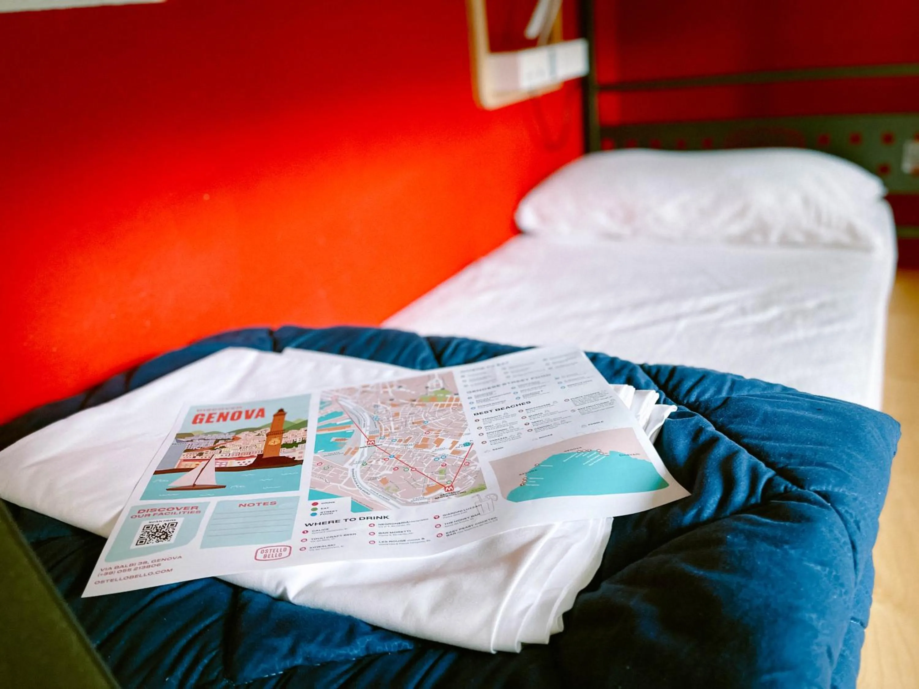 Bed in Ostello Bello Genova