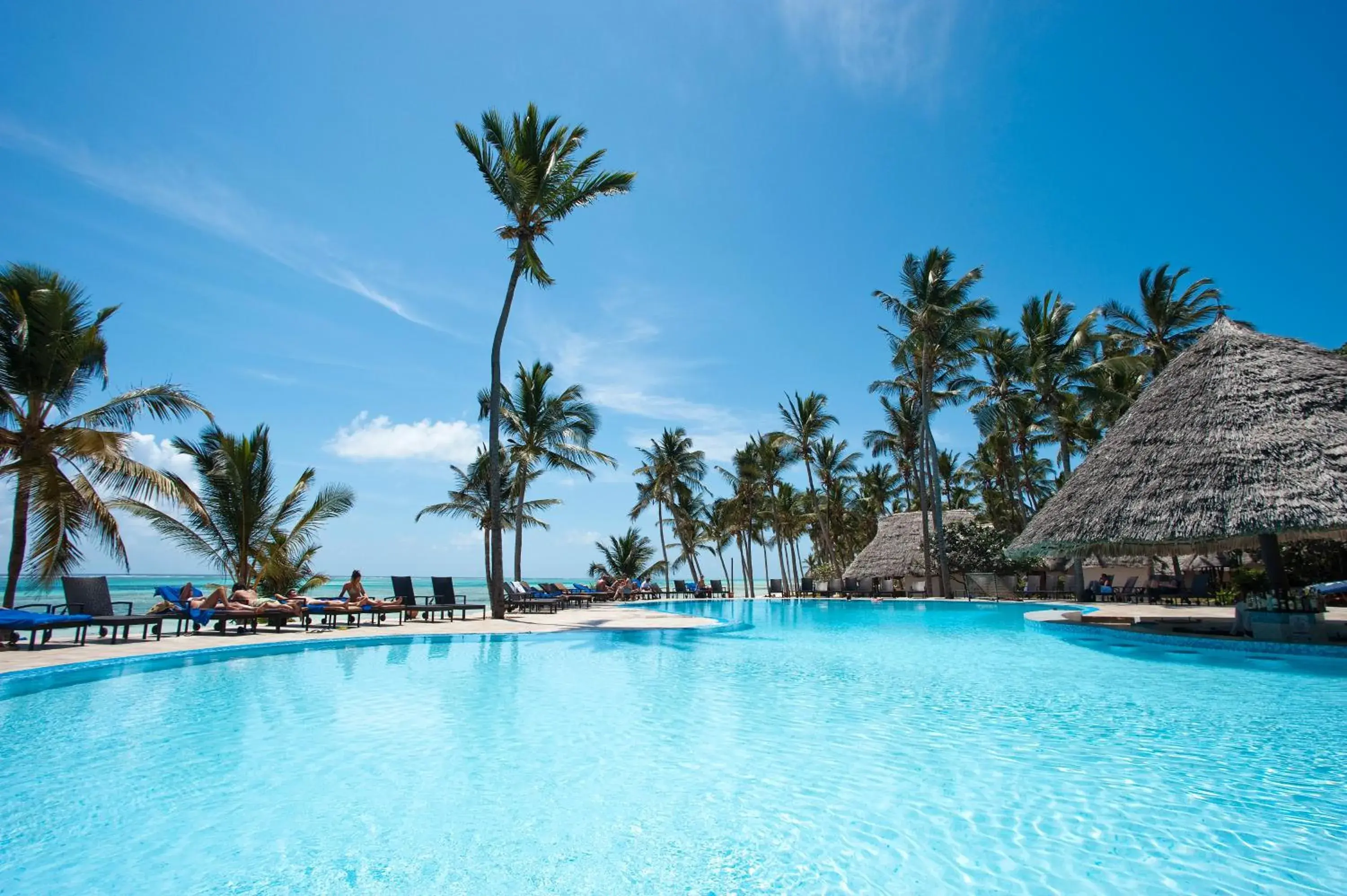 Pool view in Karafuu Beach Resort & Spa Pool view in Karafuu Beach Resort & Spa