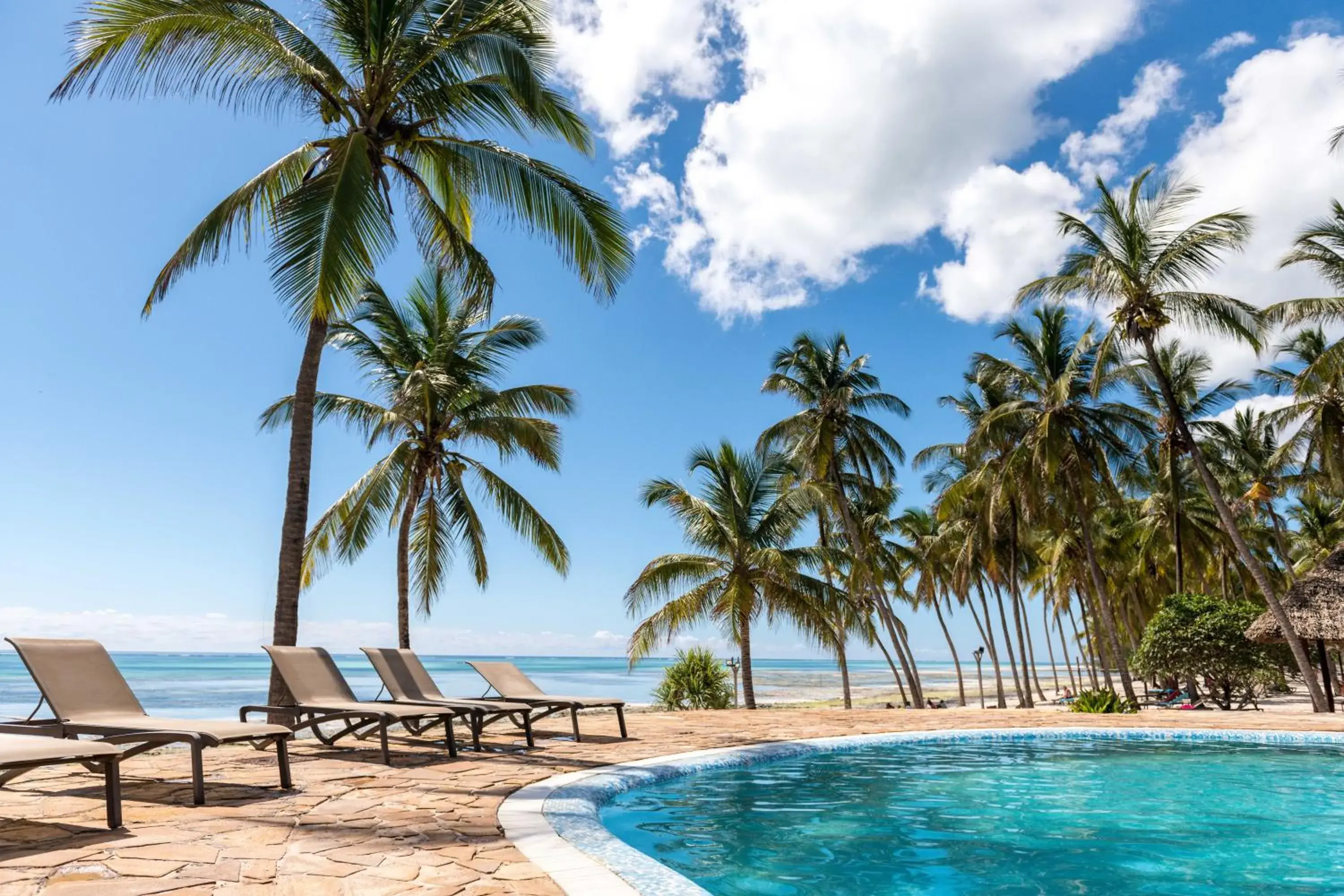 Pool view in Karafuu Beach Resort & Spa Pool view in Karafuu Beach Resort & Spa