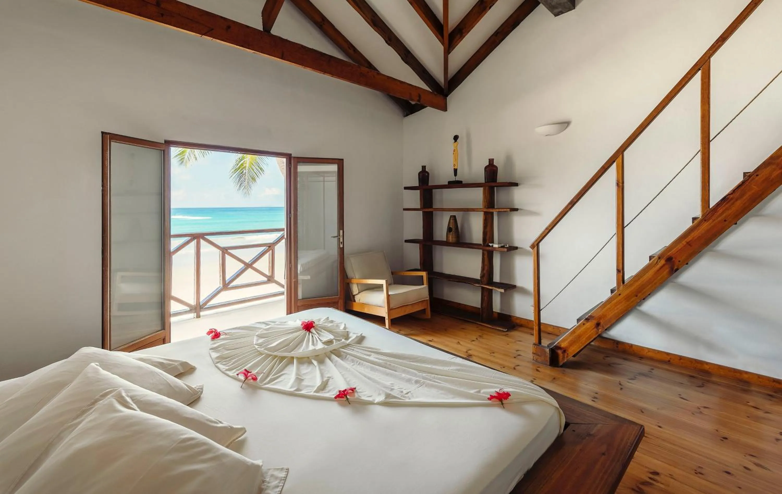 Balcony/Terrace, Bed in Clef des Iles