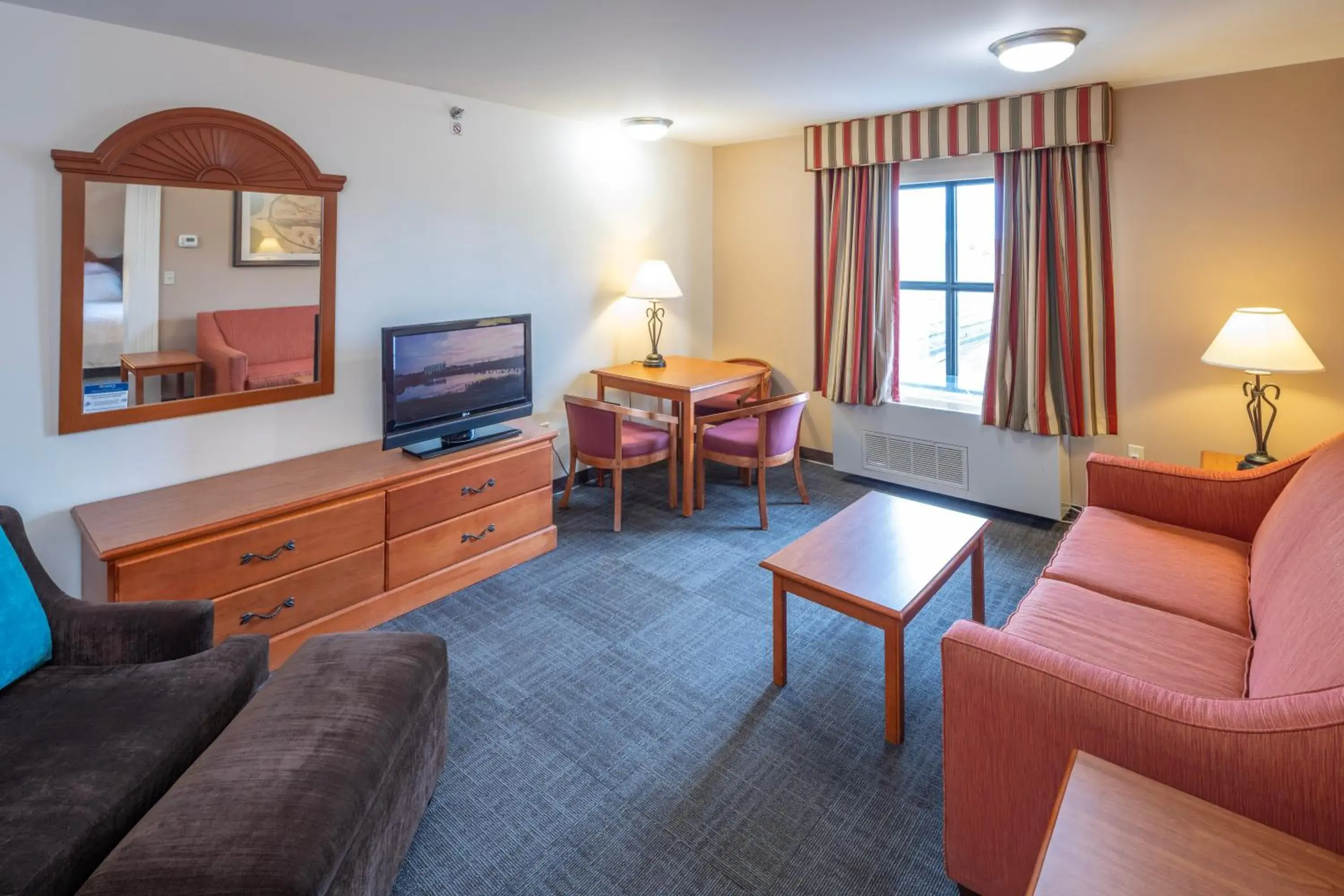 Living room in Akwesasne Mohawk Casino Resort and Players Inn Hotel -formerly Comfort Inn and Suites Hogansburg NY Living room in Akwesasne Mohawk Casino Resort and Players Inn Hotel -formerly Comfort Inn and Suites Hogansburg NY