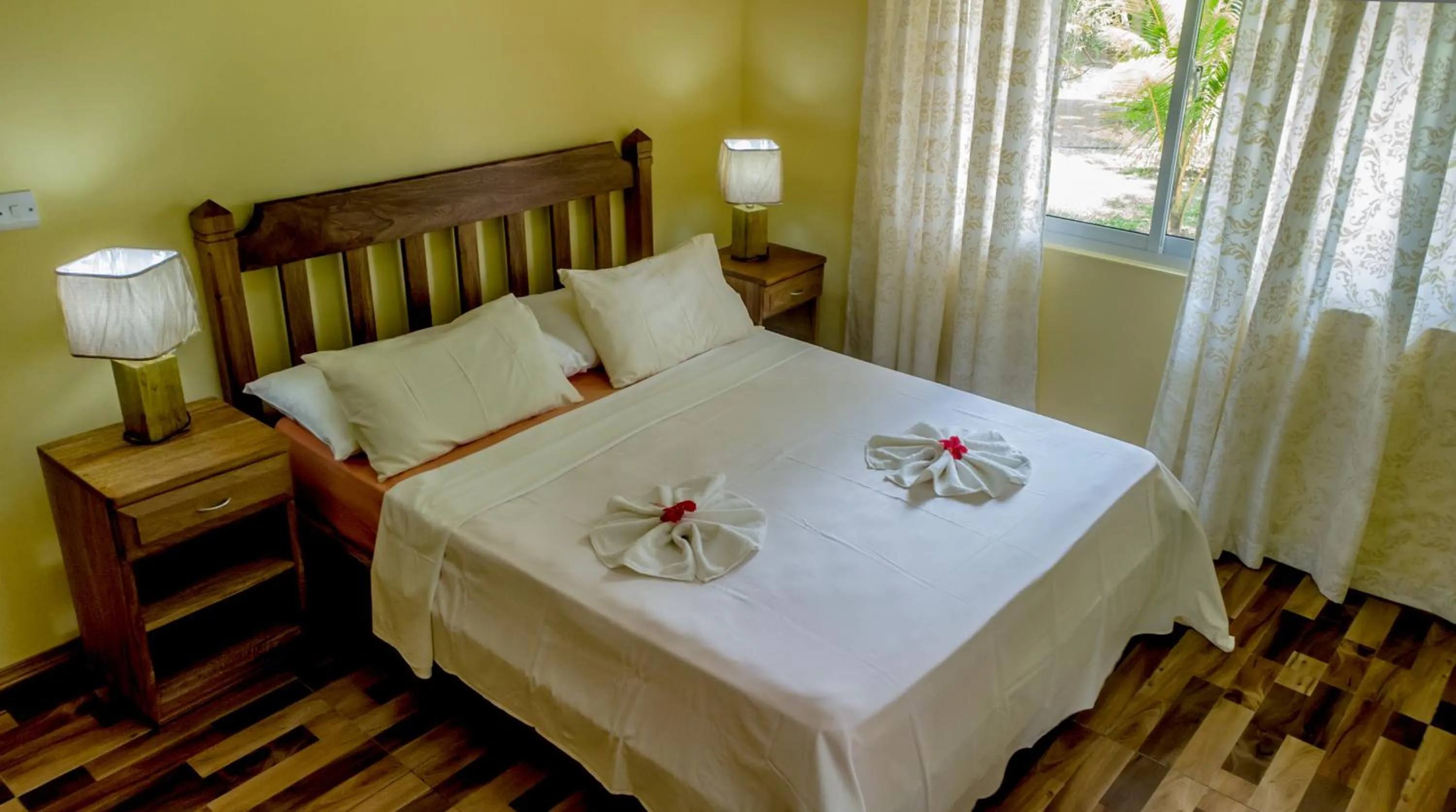Bed in Villa Rafia