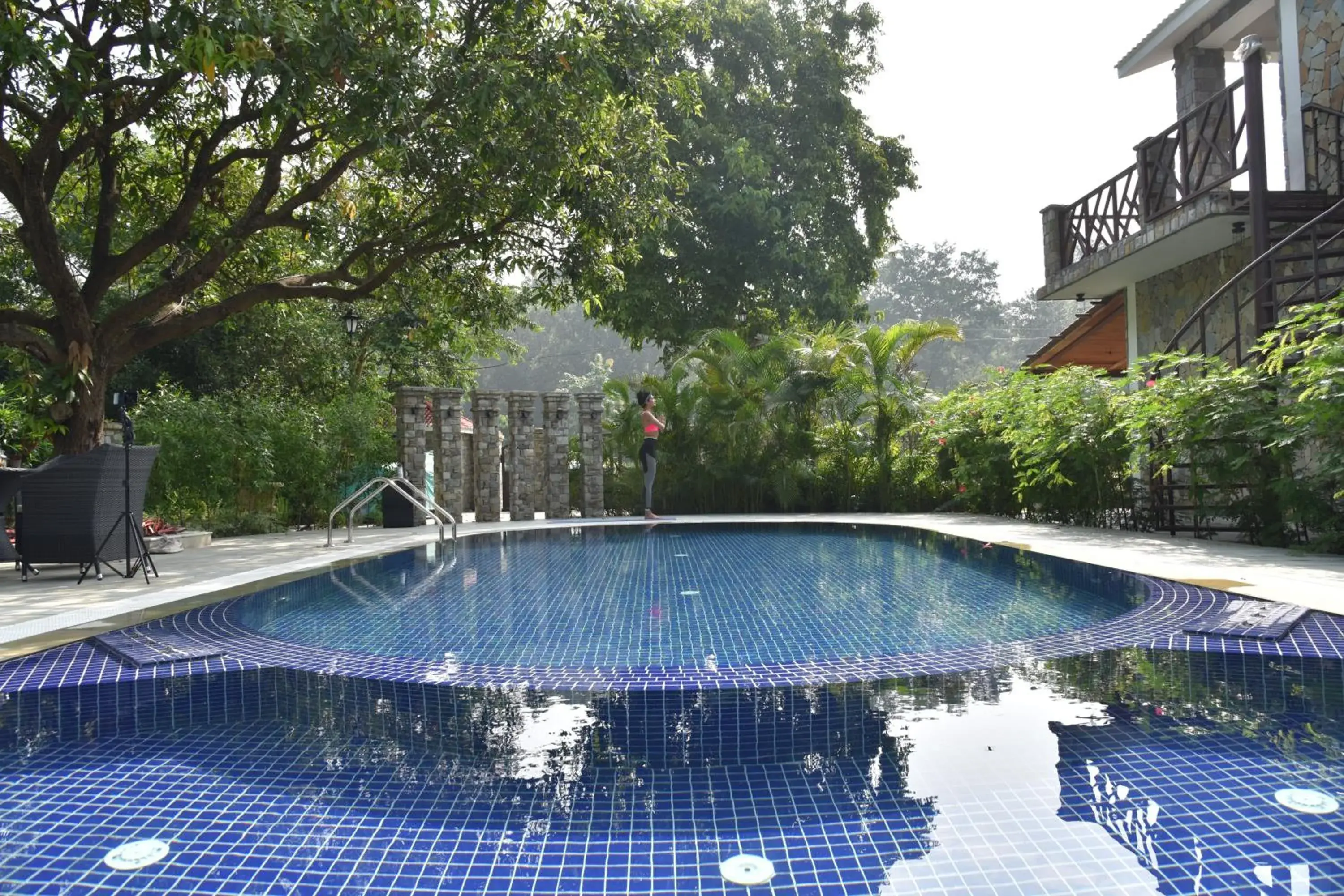 Swimming pool in Tree of Life Vanvilas Riveredge Corbett Swimming pool in Tree of Life Vanvilas Riveredge Corbett