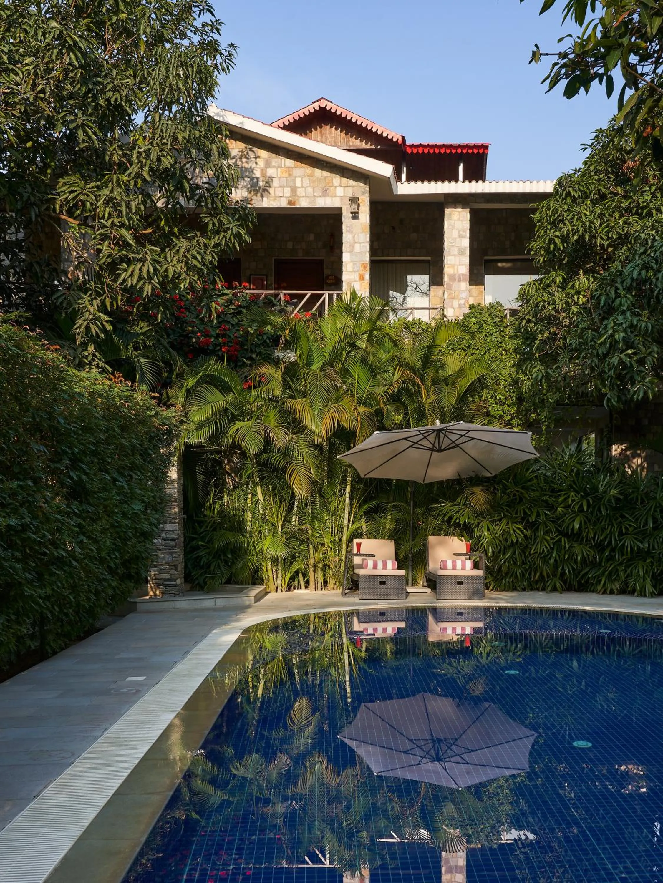 Swimming pool in Tree of Life Vanvilas Riveredge Corbett