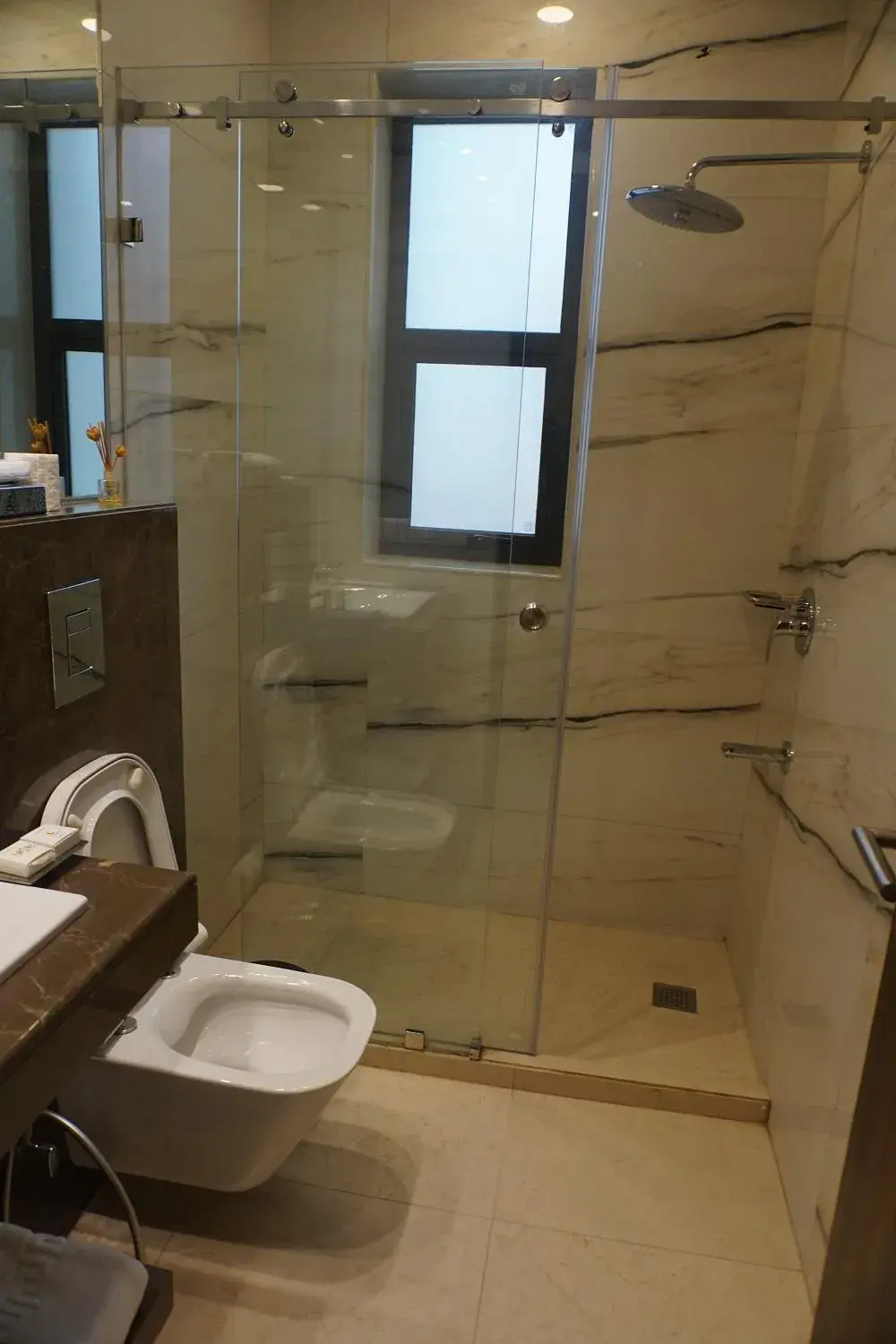 Shower, Bathroom in Comfort Inn Dhaliwals, Gurgaon