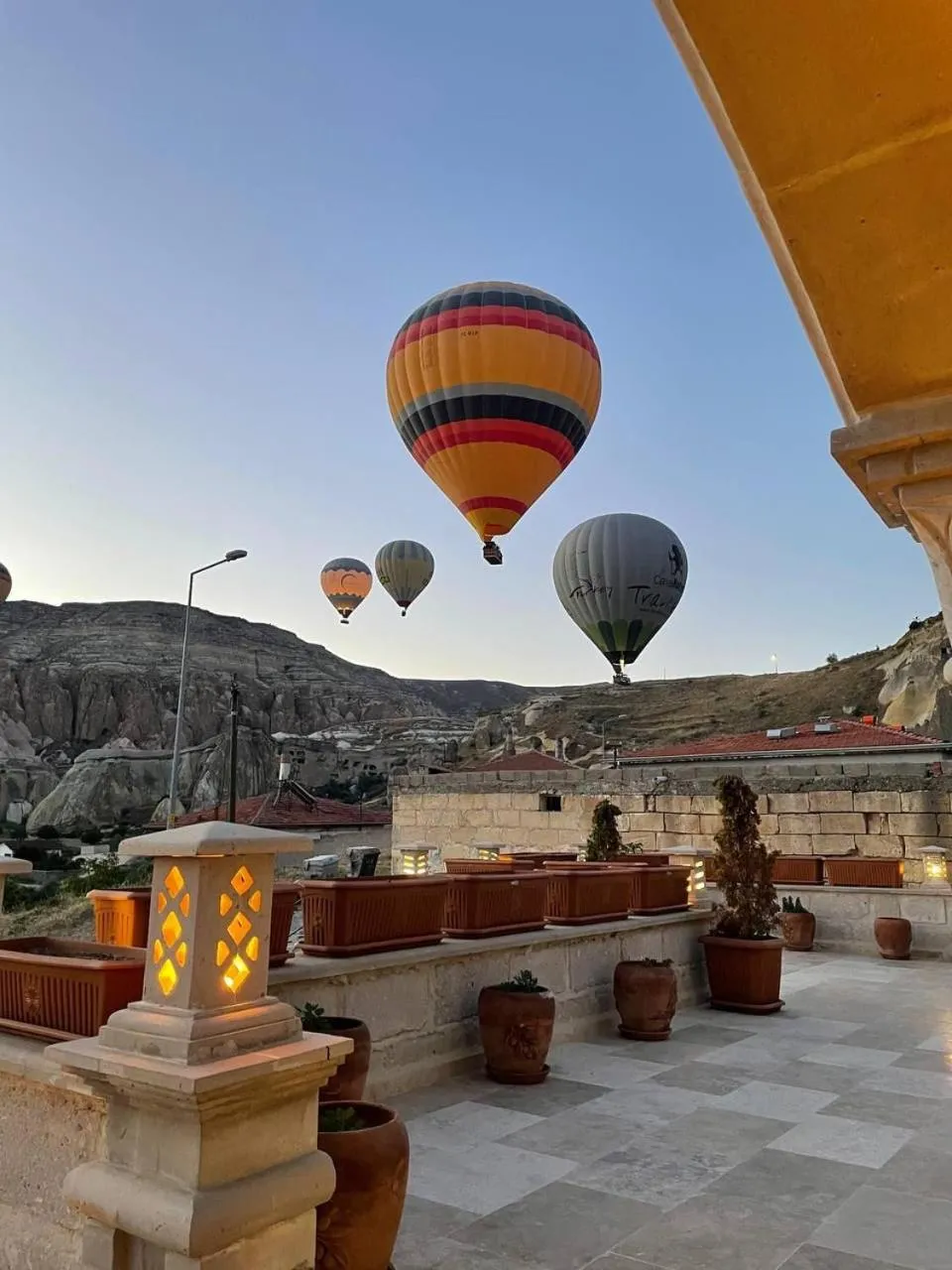 Garden view in Underground Cave Suites Hotel