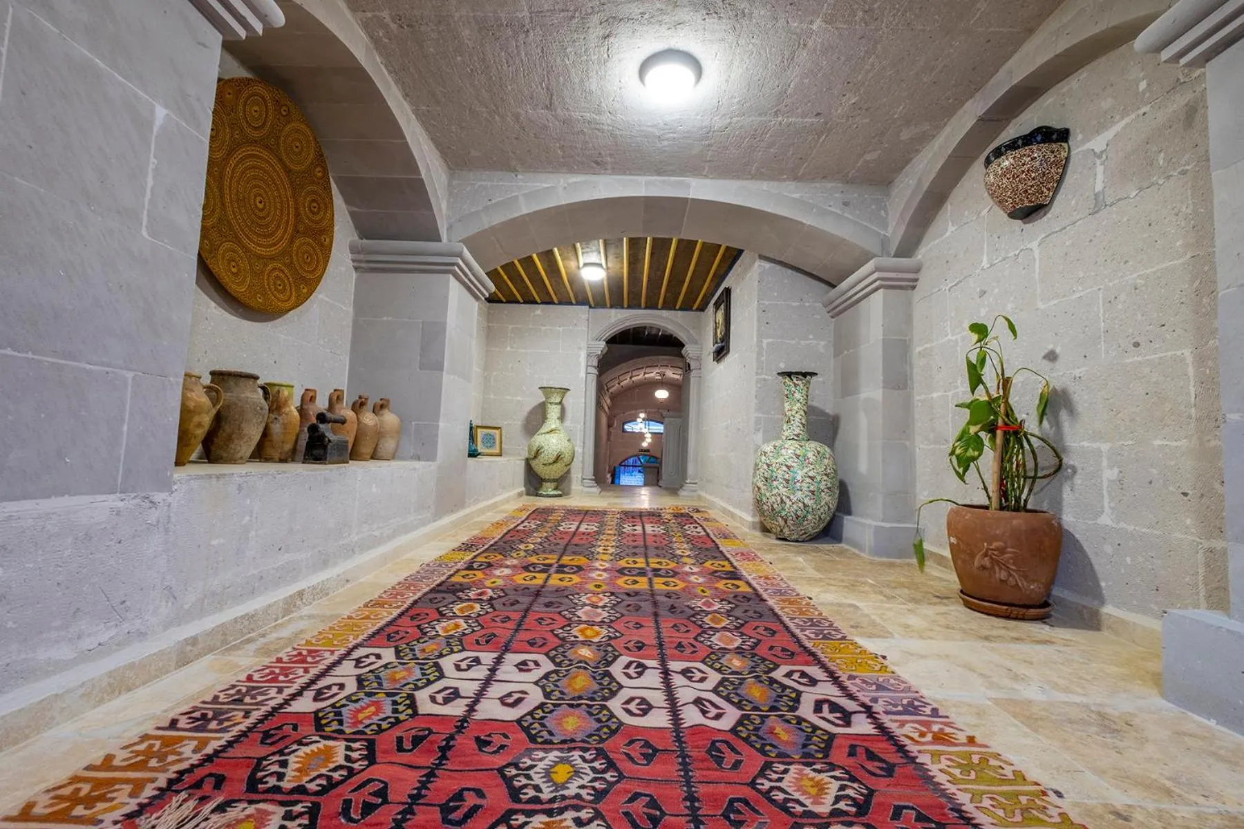 Lobby or reception in Underground Cave Suites Hotel
