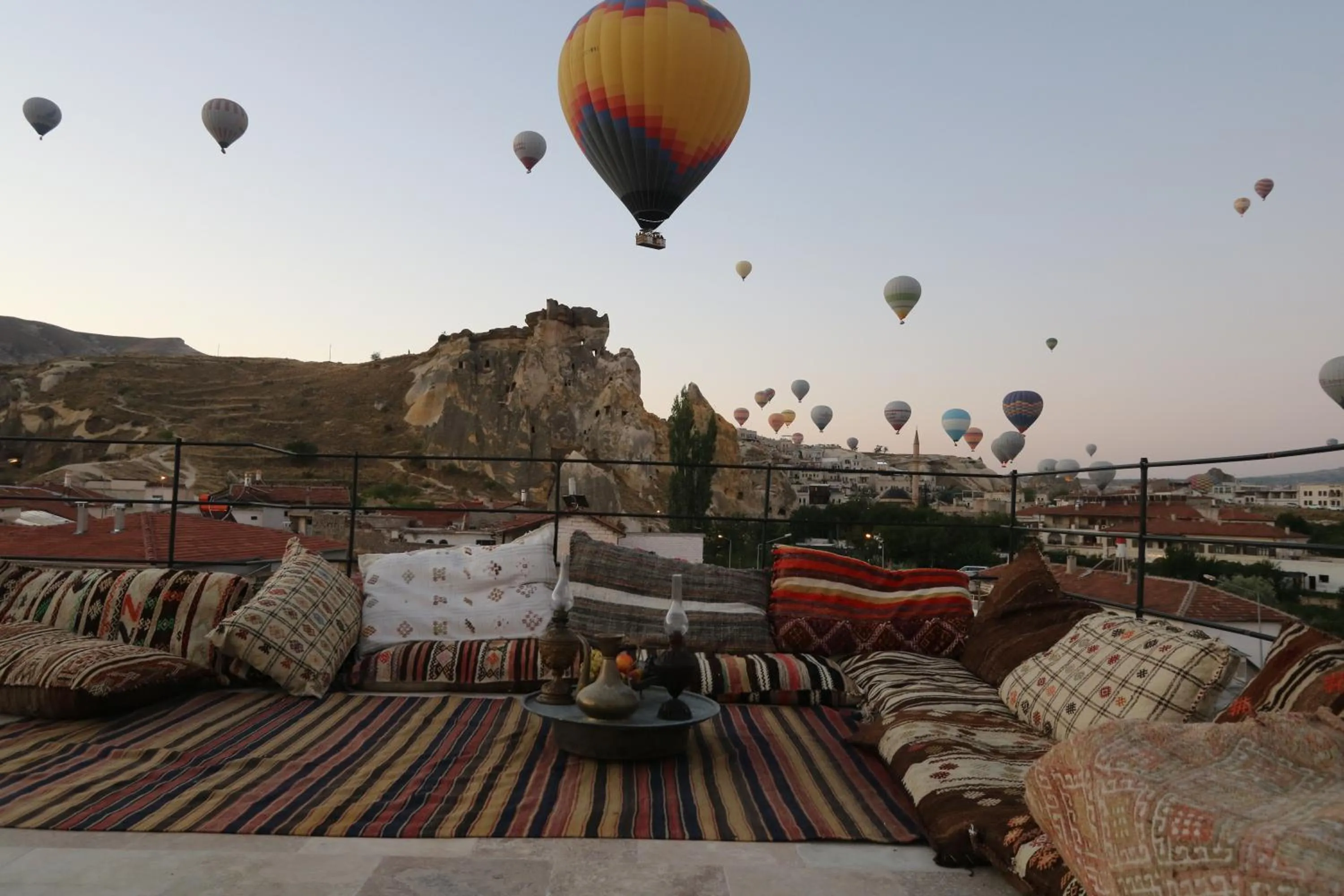 Balcony/Terrace in Underground Cave Suites Hotel