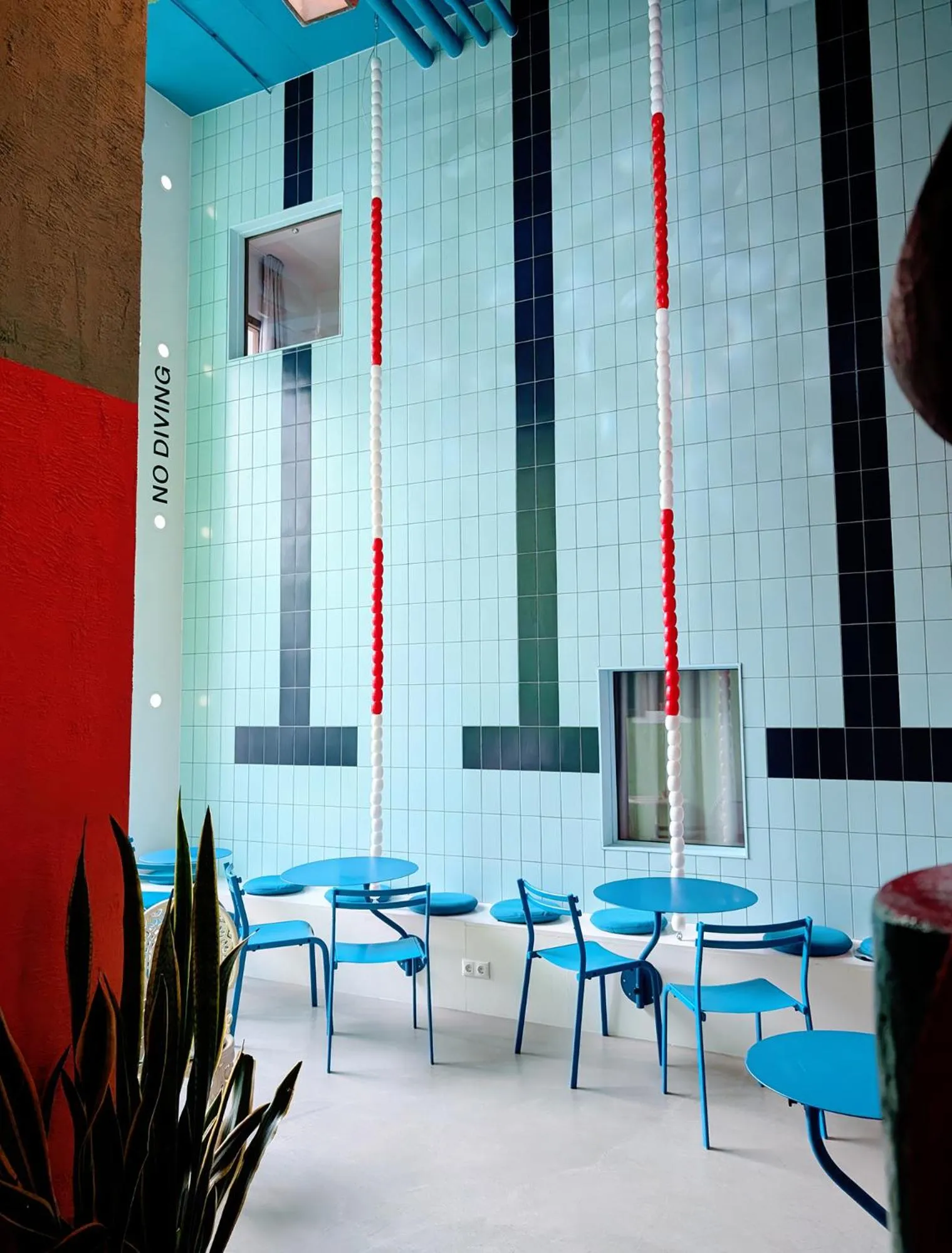 Inner courtyard view in Hotel Not Hotel Rotterdam