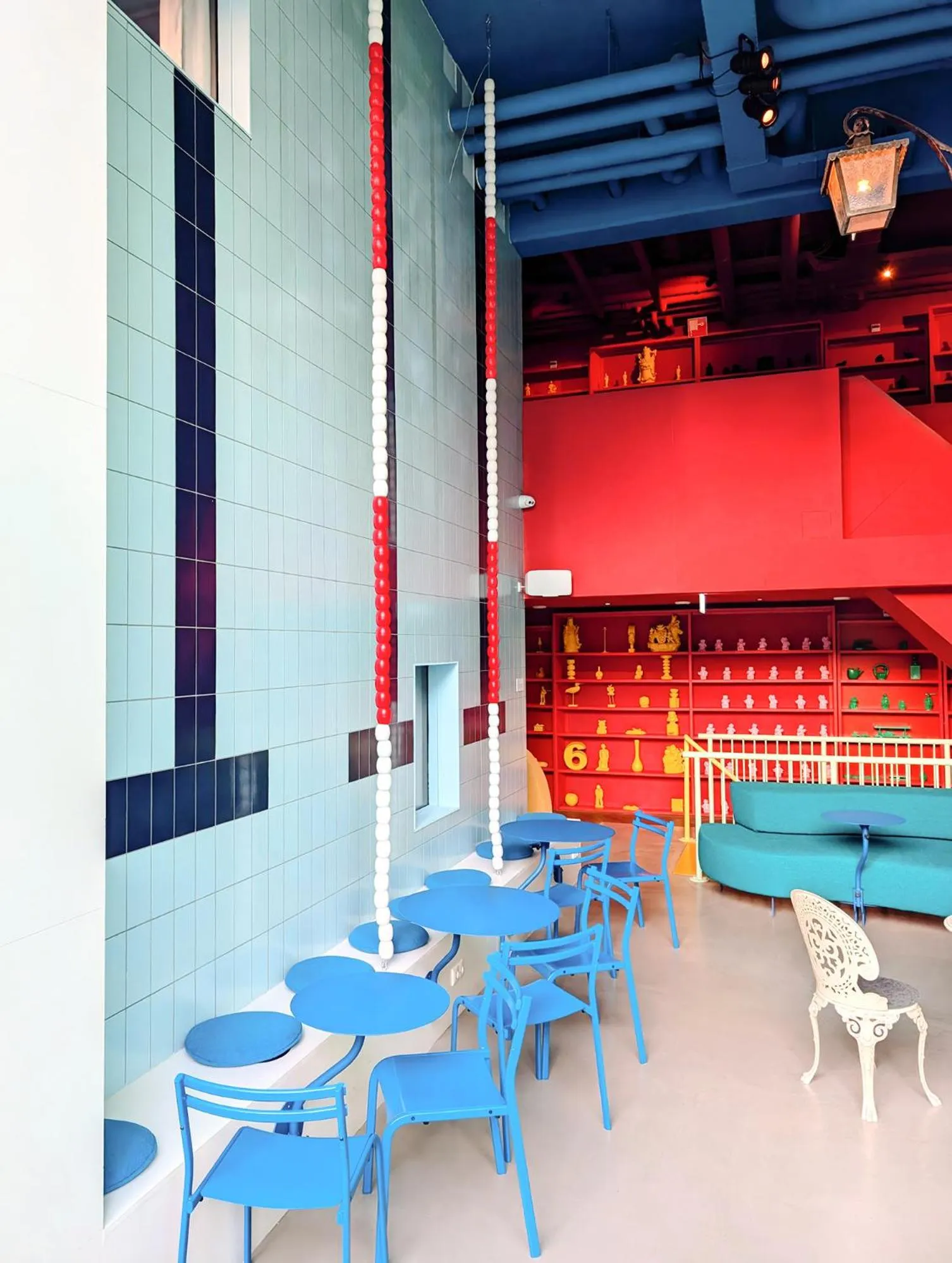 Inner courtyard view in Hotel Not Hotel Rotterdam