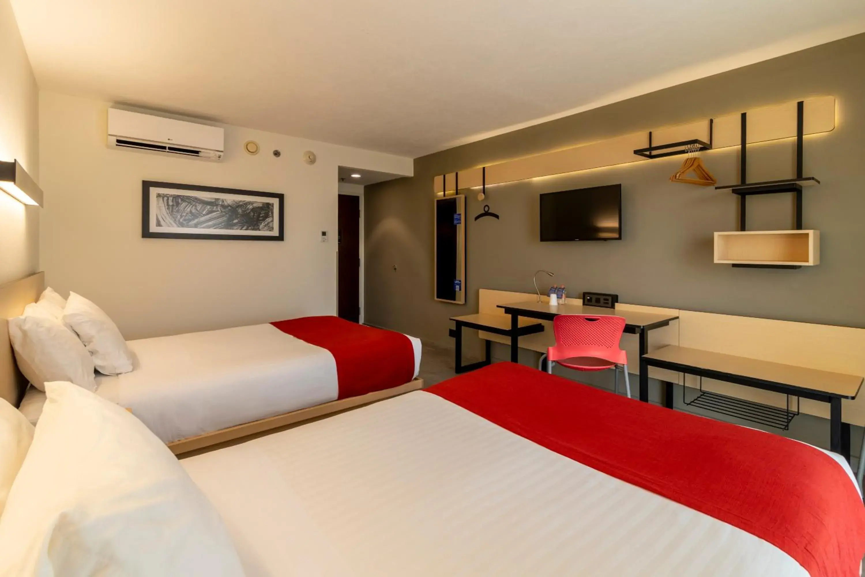 Double Room with Two Double Beds in City Express by Marriott Salina Cruz Double Room with Two Double Beds in City Express by Marriott Salina Cruz