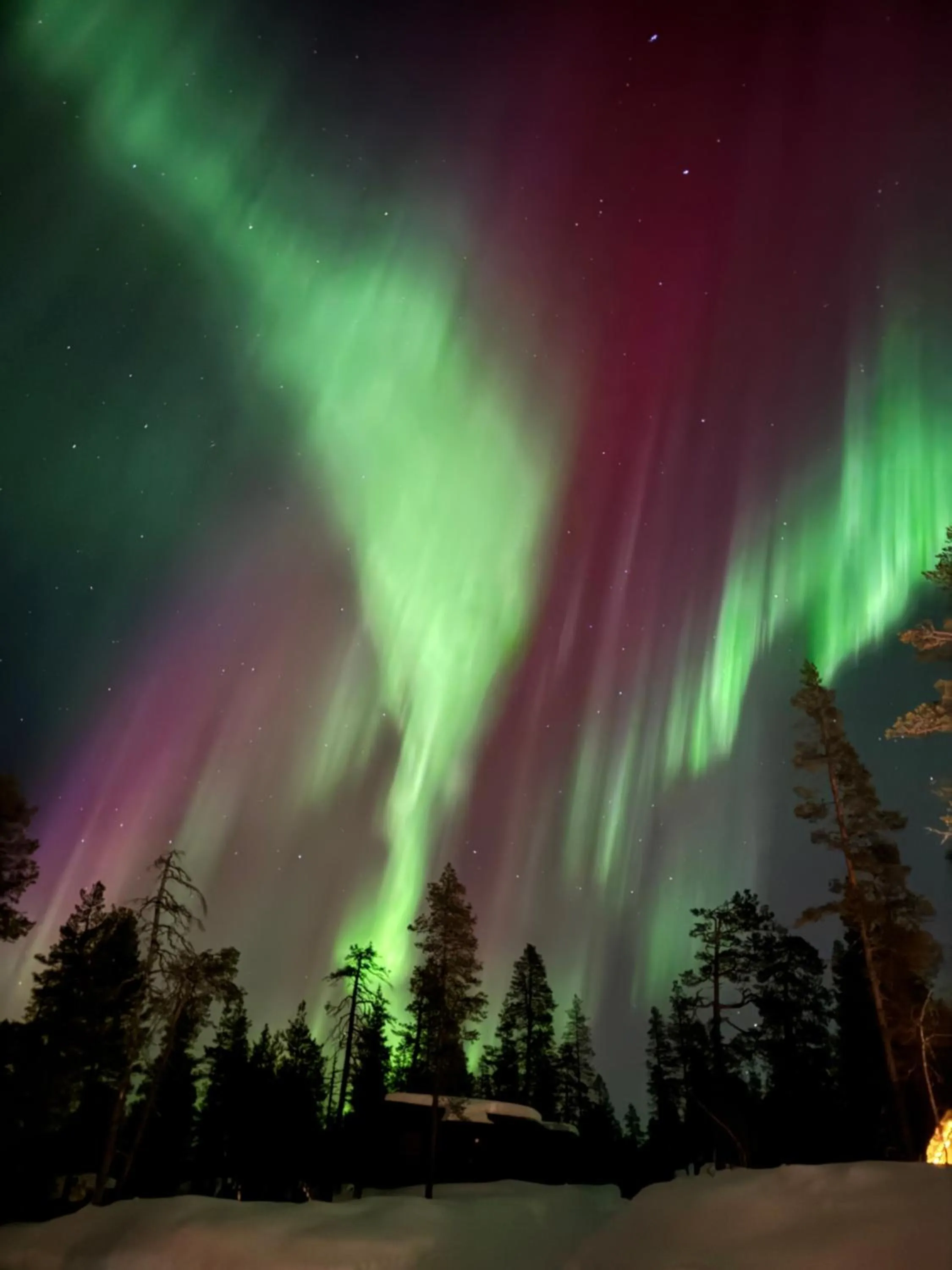 Night in Aurora Queen Resort Igloos
