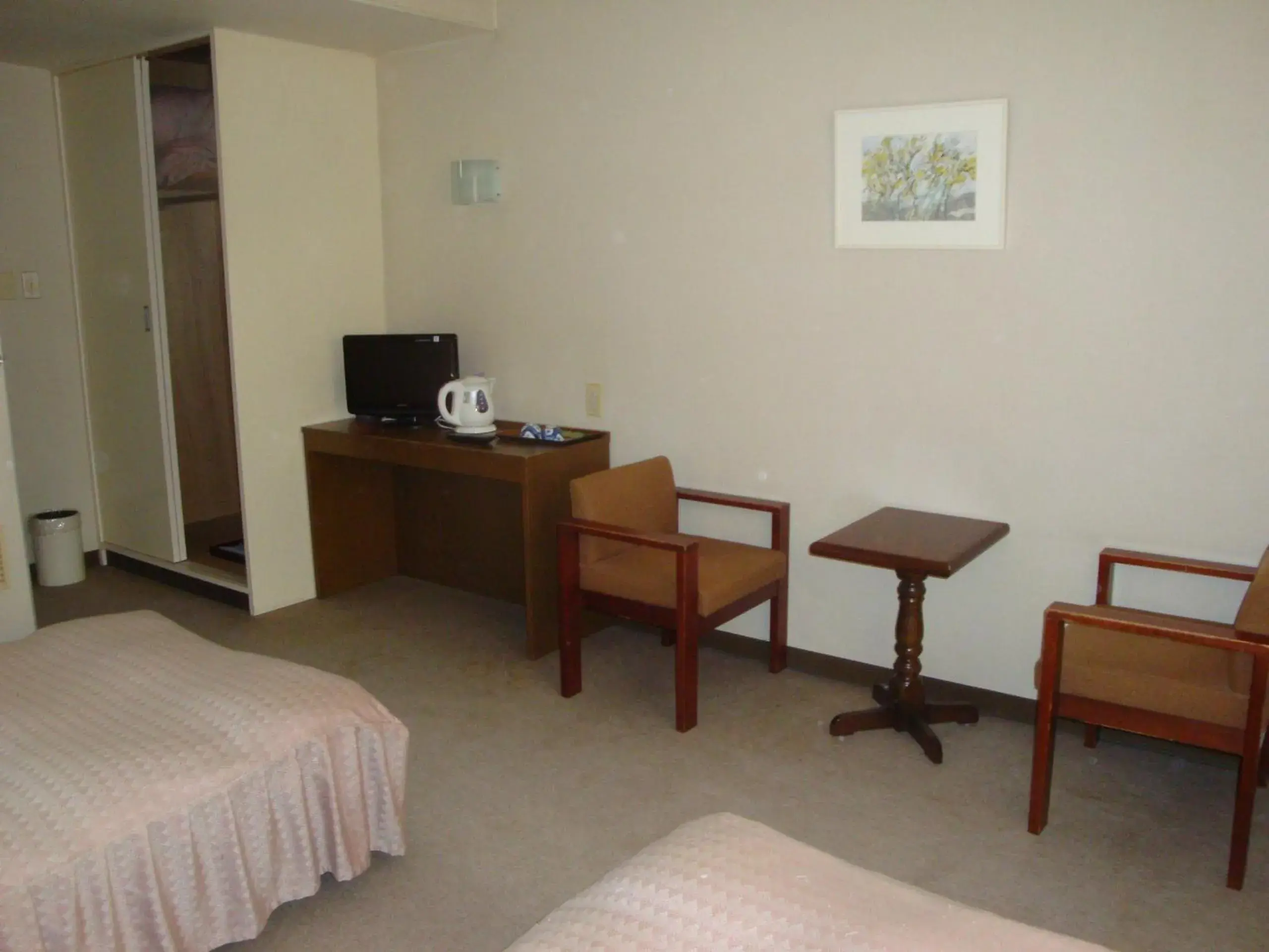 Decorative detail, Bed in Hotel La Montagne Furuhata Decorative detail, Bed in Hotel La Montagne Furuhata