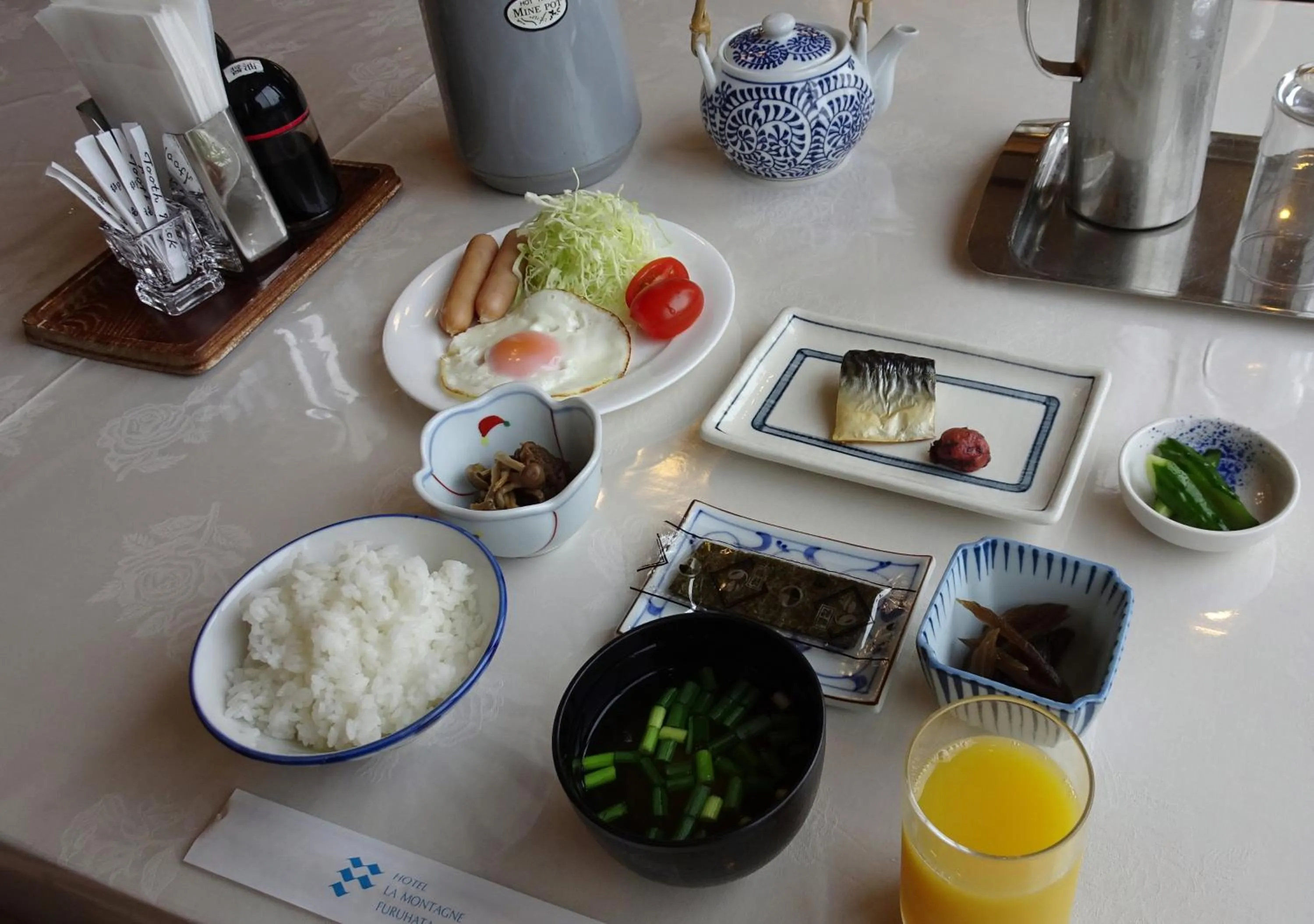 Breakfast in Hotel La Montagne Furuhata
