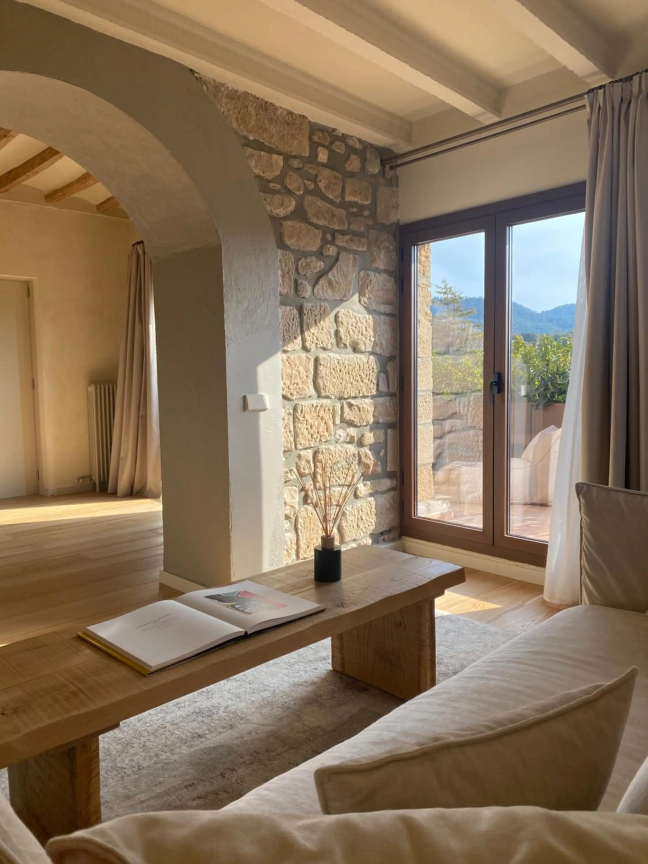 Seating area, Bed in Casa Llobera 1792