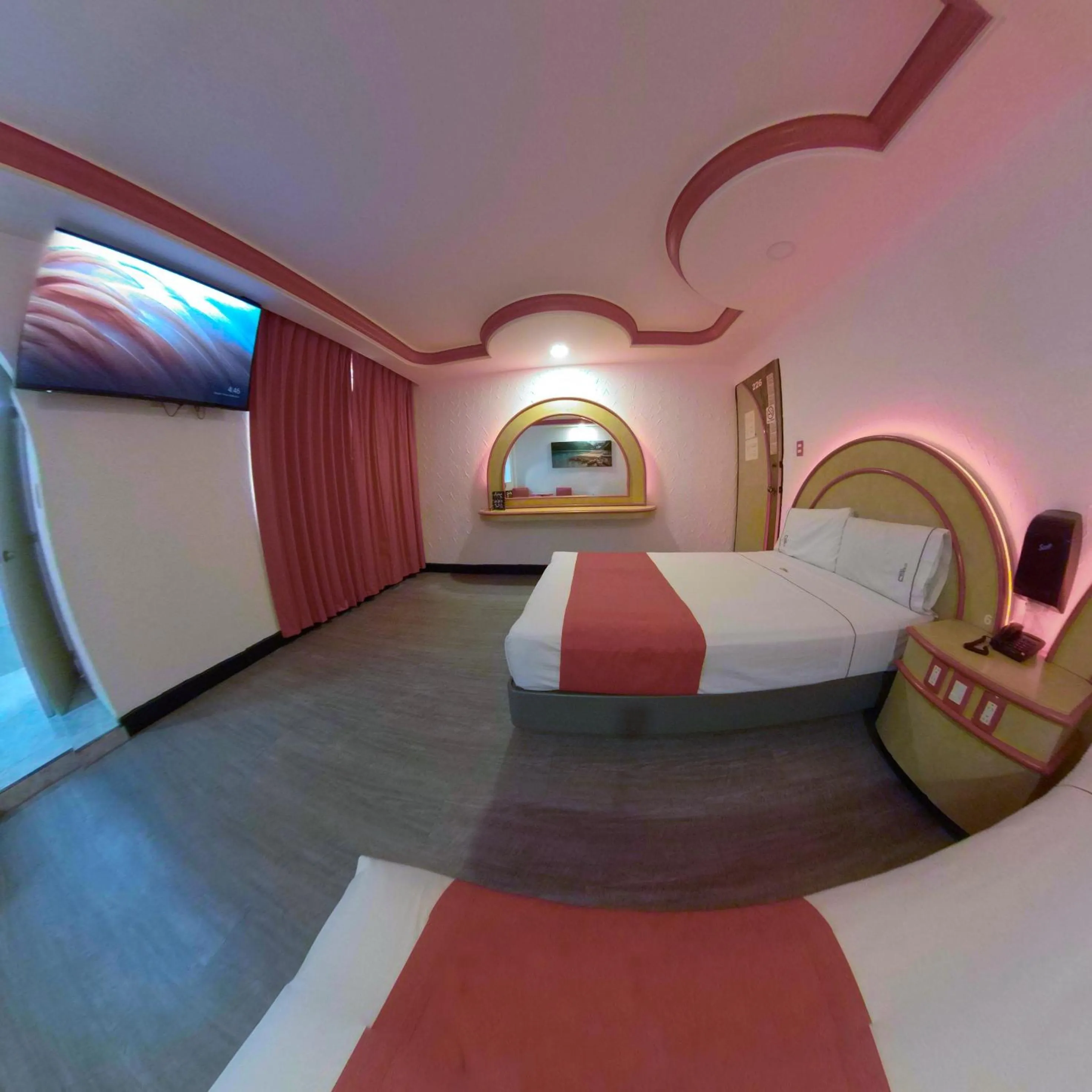 Bed in Hotel Coacalco