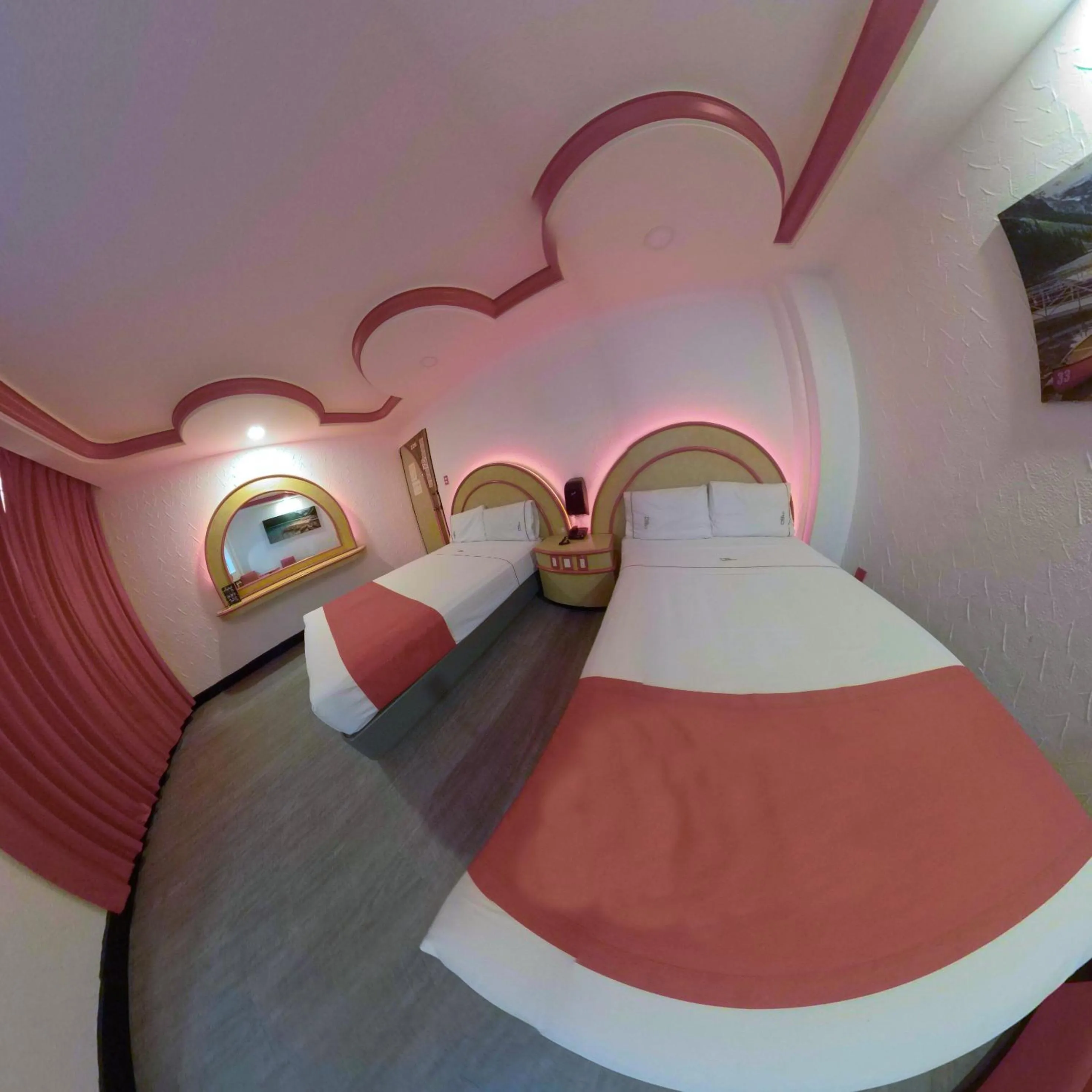 Bed in Hotel Coacalco