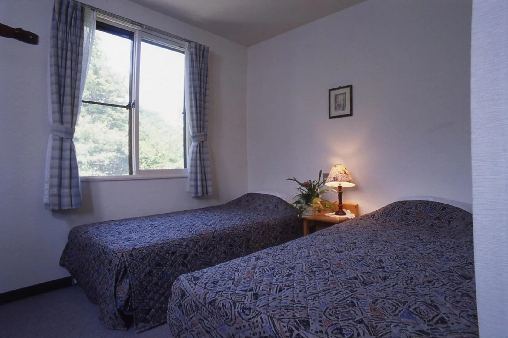 Bed in Hakuba King Hotel