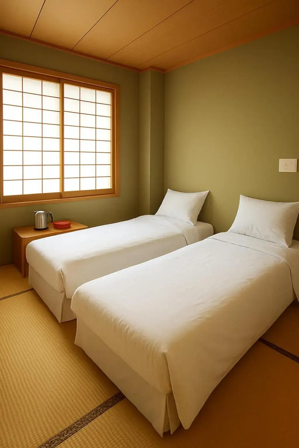 Twin Room with Shared Bathroom in Hakuba King Hotel Twin Room with Shared Bathroom in Hakuba King Hotel