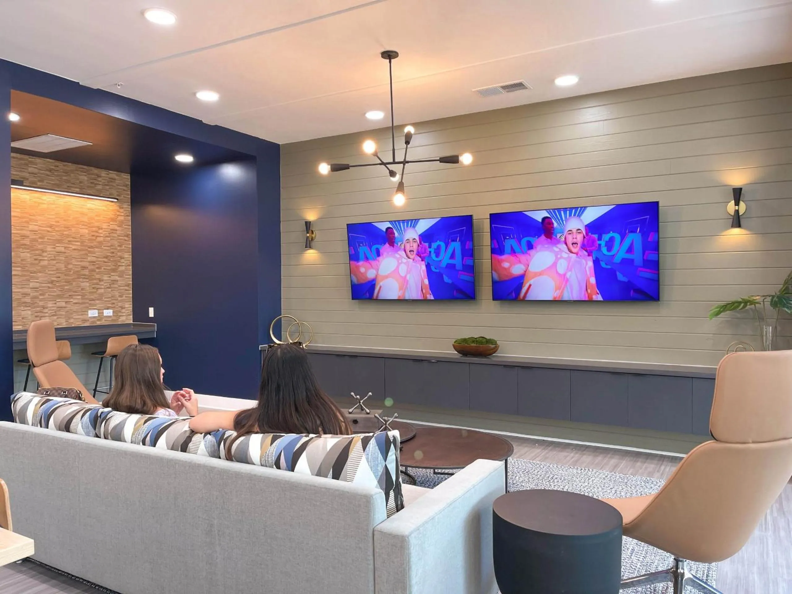 Communal lounge/ TV room in Deluxe One Bedroom Apartment