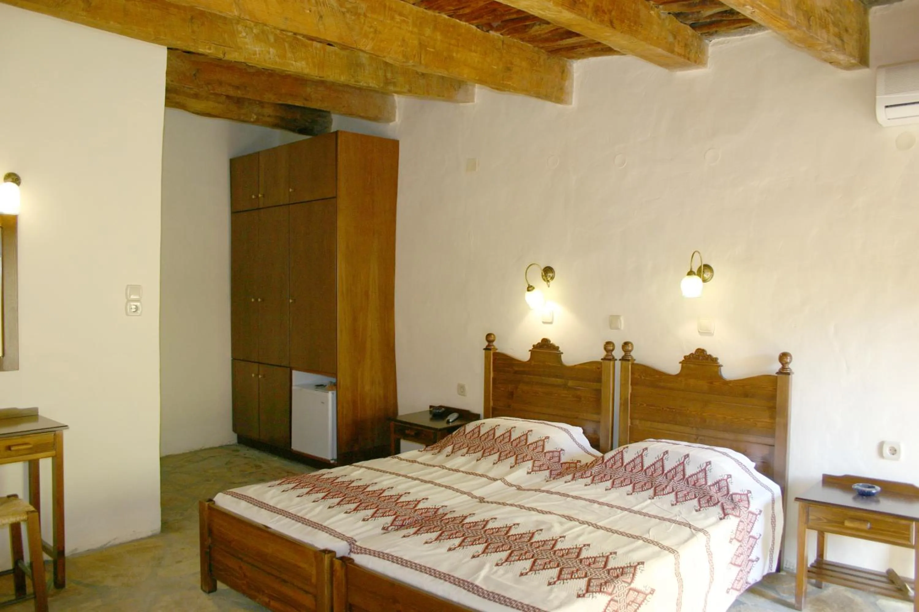 Bed in Vafes Traditional Stone Houses