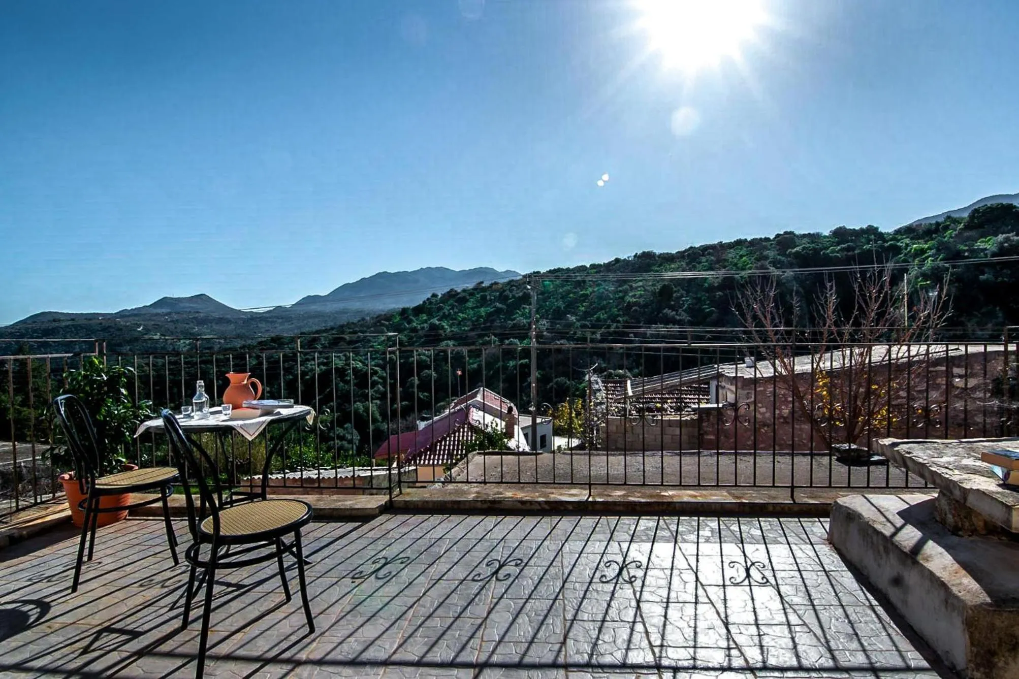 Mountain view in Vafes Traditional Stone Houses