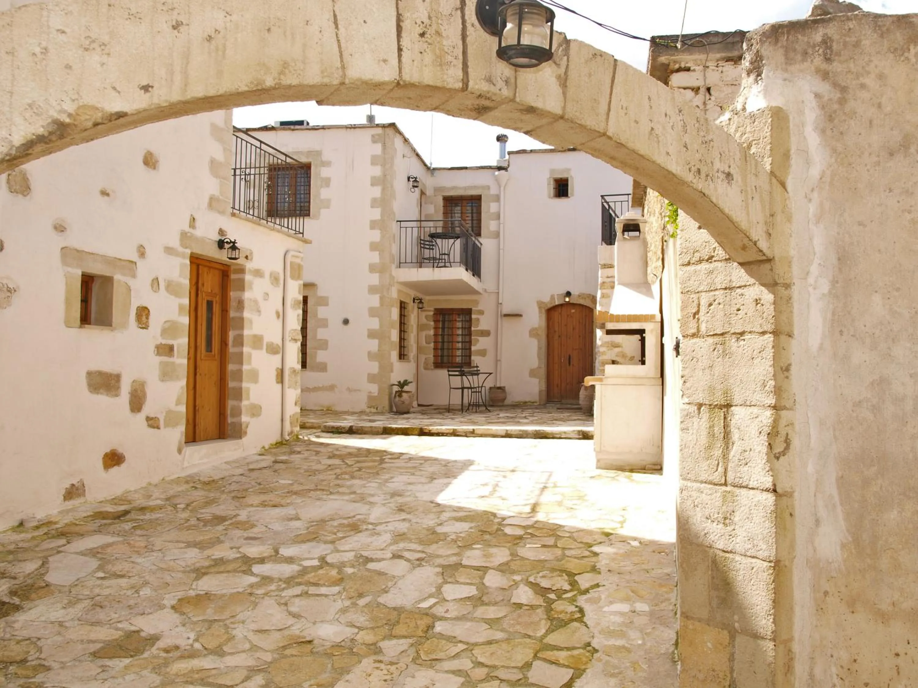 Facade/entrance in Vafes Traditional Stone Houses