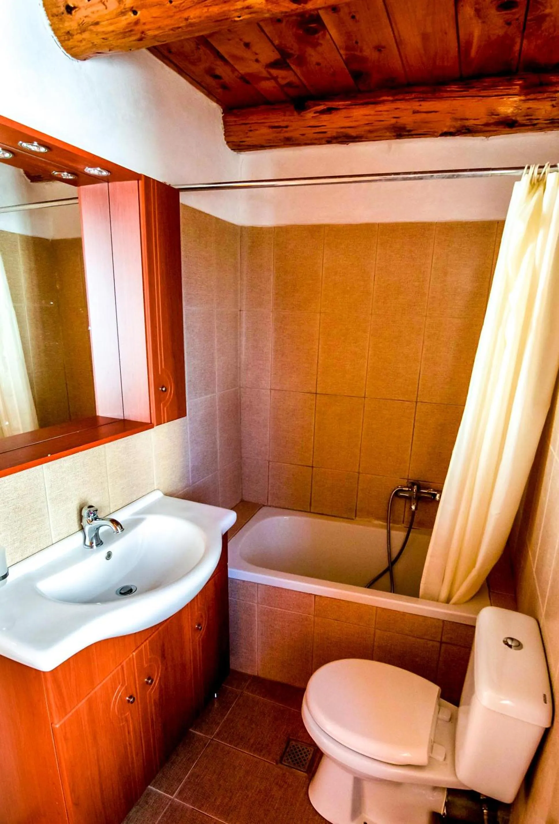 Toilet in Vafes Traditional Stone Houses