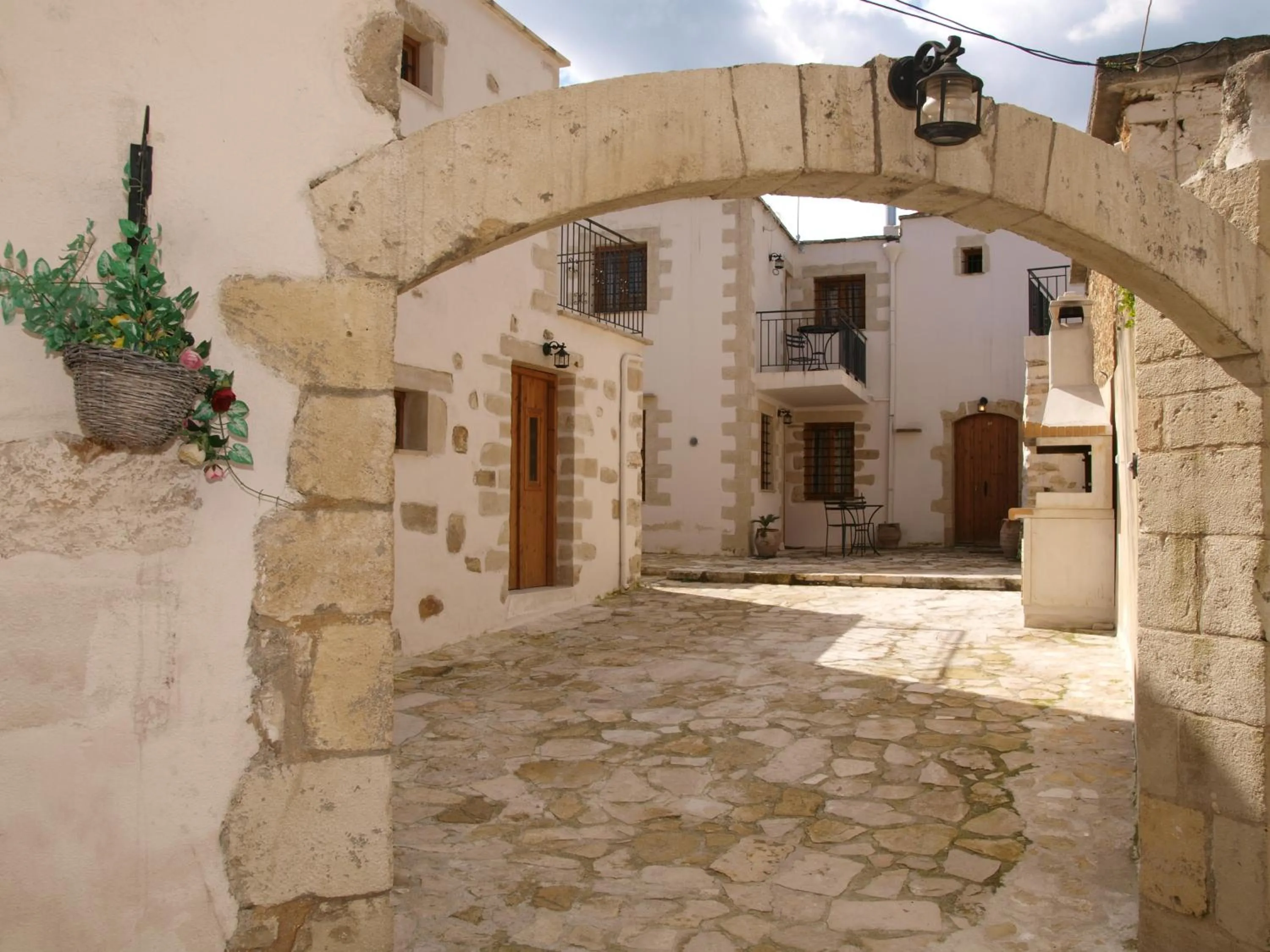 Facade/entrance in Vafes Traditional Stone Houses