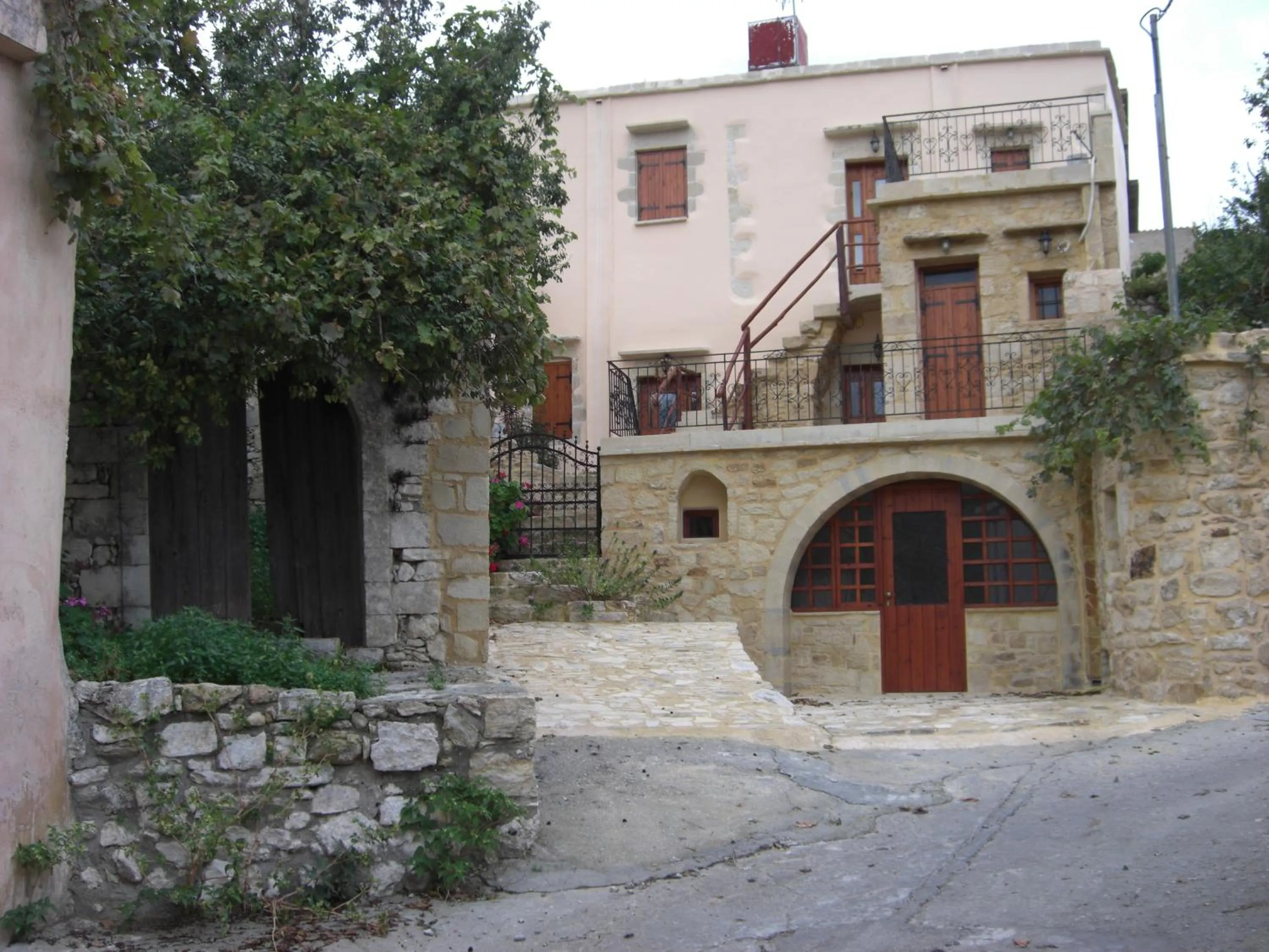 Facade/entrance in Patriko Traditional Stone Houses