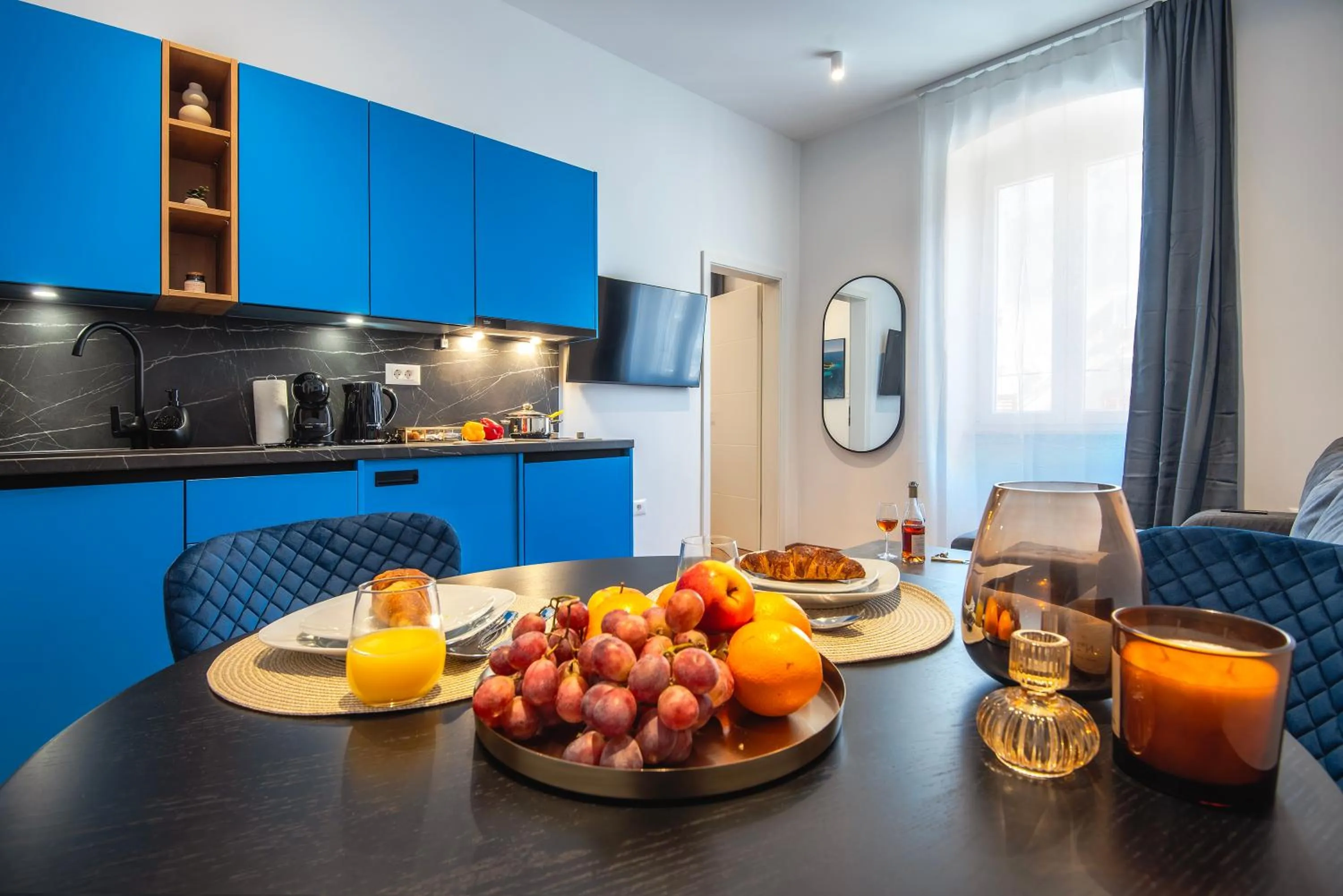 Dining area in D&A Central Luxury Apartments with FREE Parking