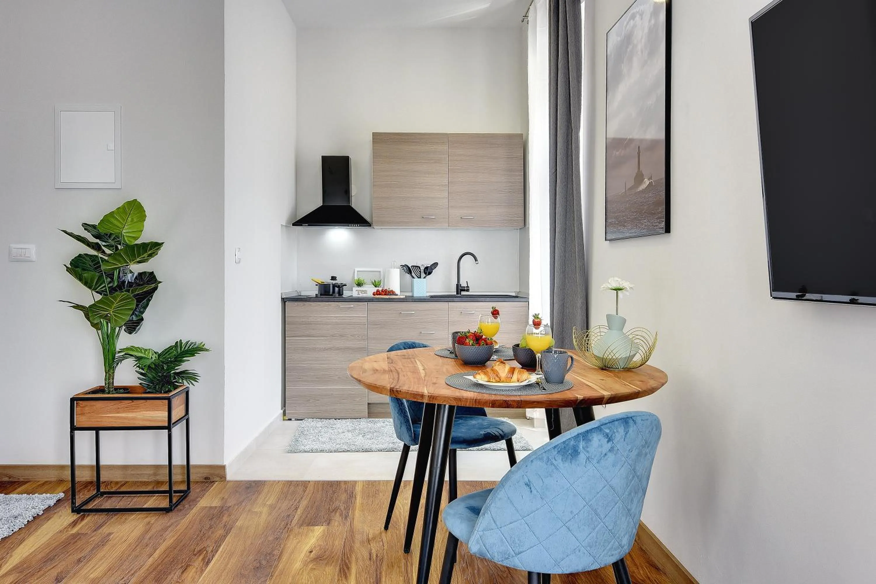 Kitchen or kitchenette in D&A Central Luxury Apartments with FREE Parking