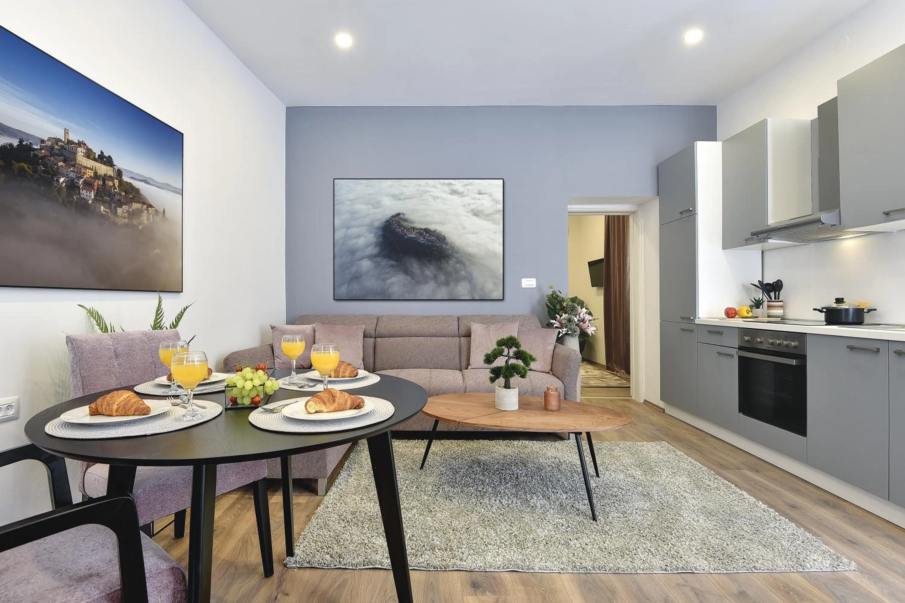 Living room in D&A Central Luxury Apartments with FREE Parking