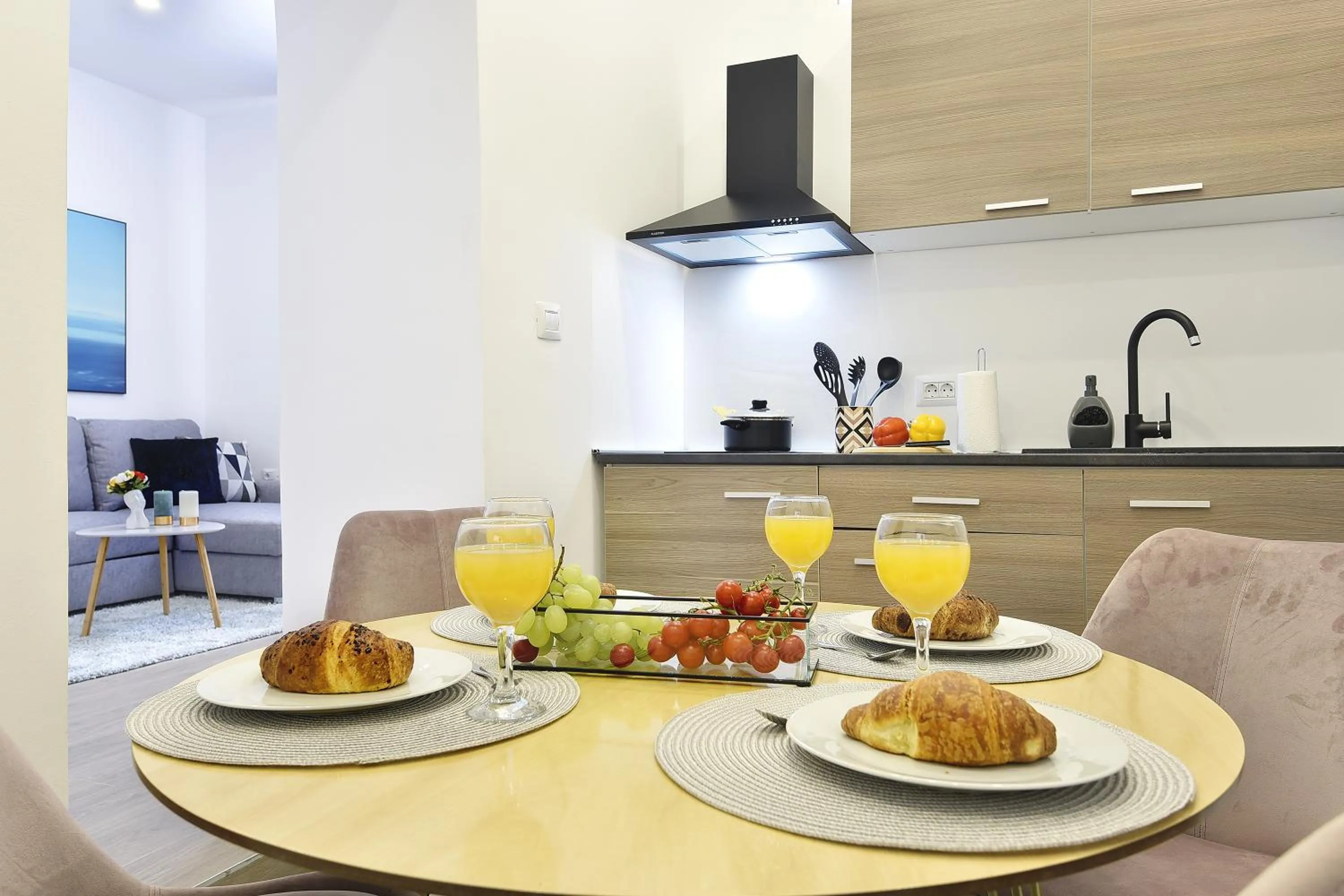Food close-up in D&A Central Luxury Apartments with FREE Parking