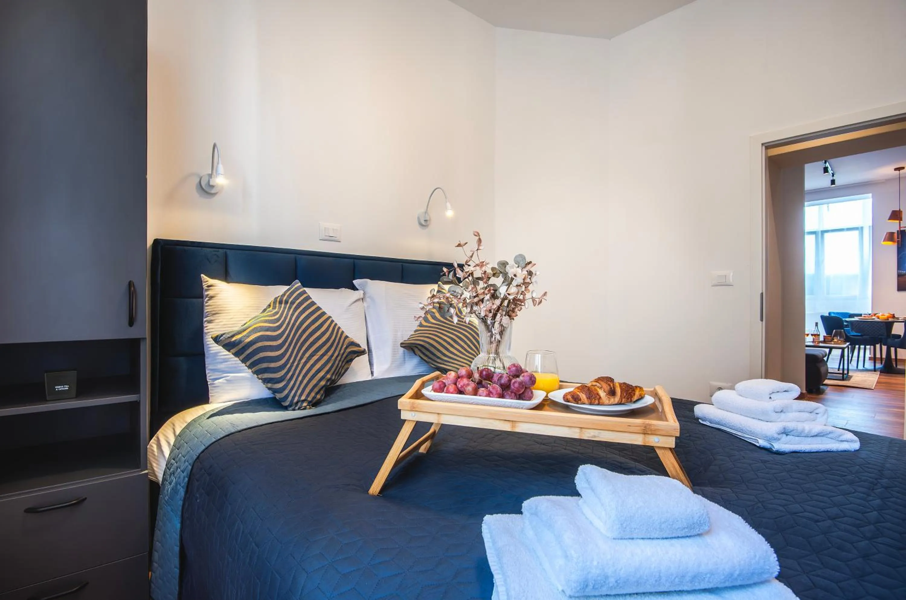 Bedroom, Bed in D&A Central Luxury Apartments with FREE Parking