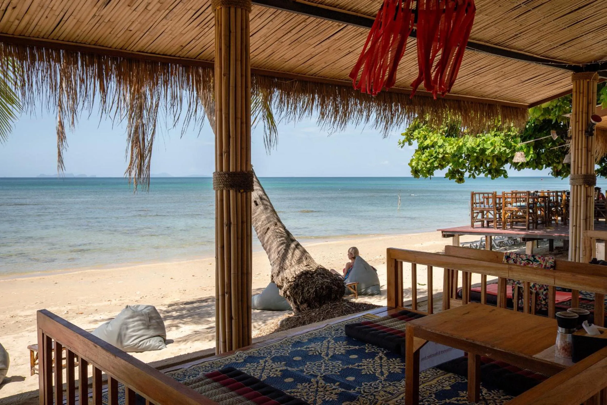 sunbed in Isara Lanta Beach Resort