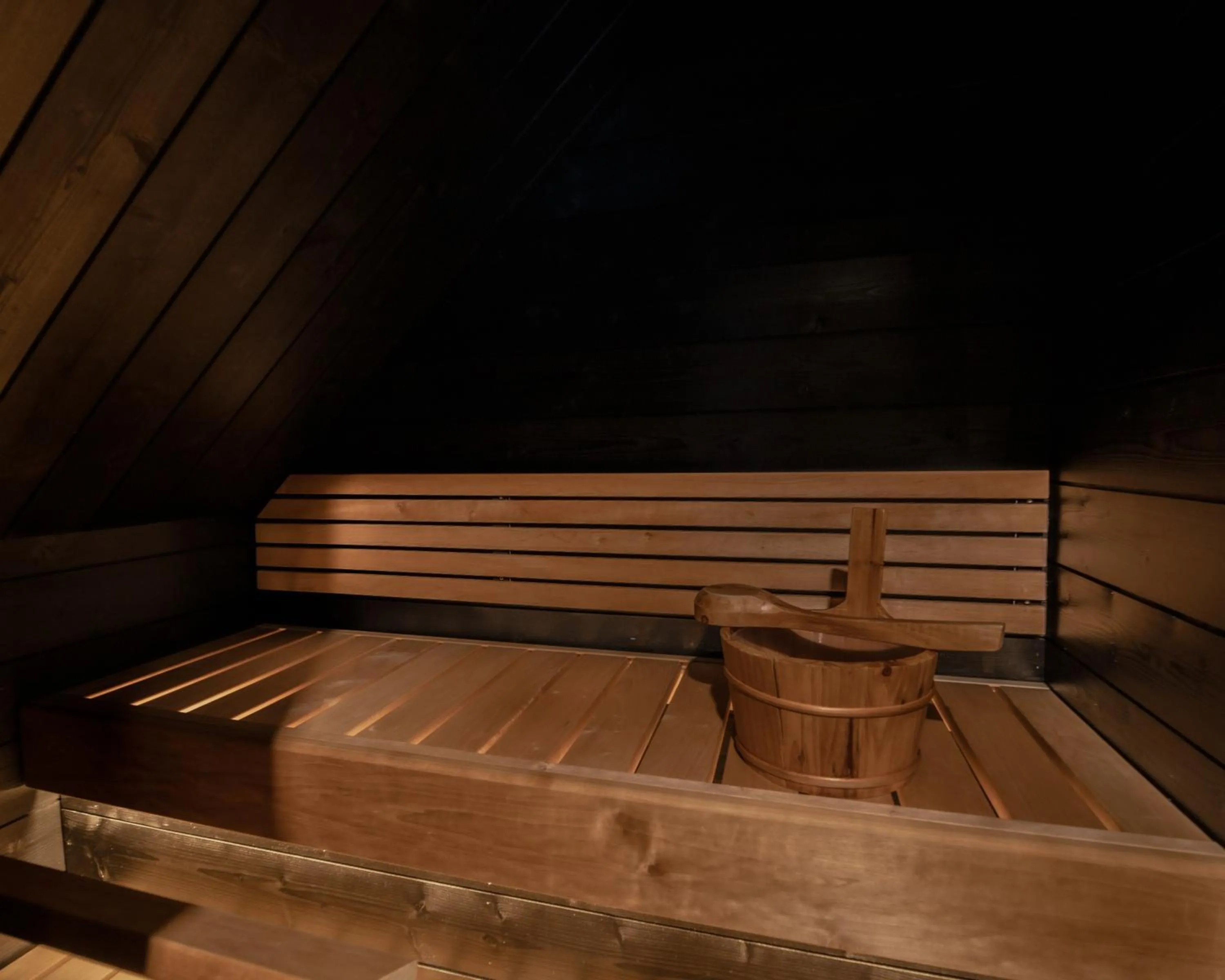 Sauna in Northern Lights Village Pyhä