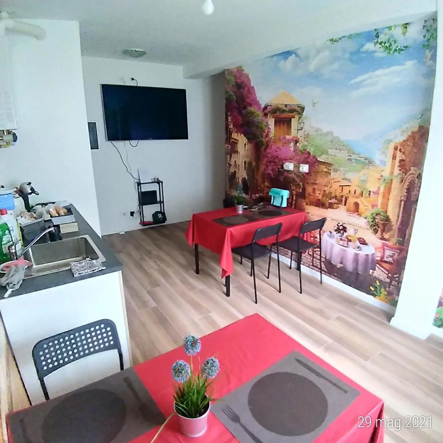 Communal lounge/ TV room in Cornizzolo bed breakfast