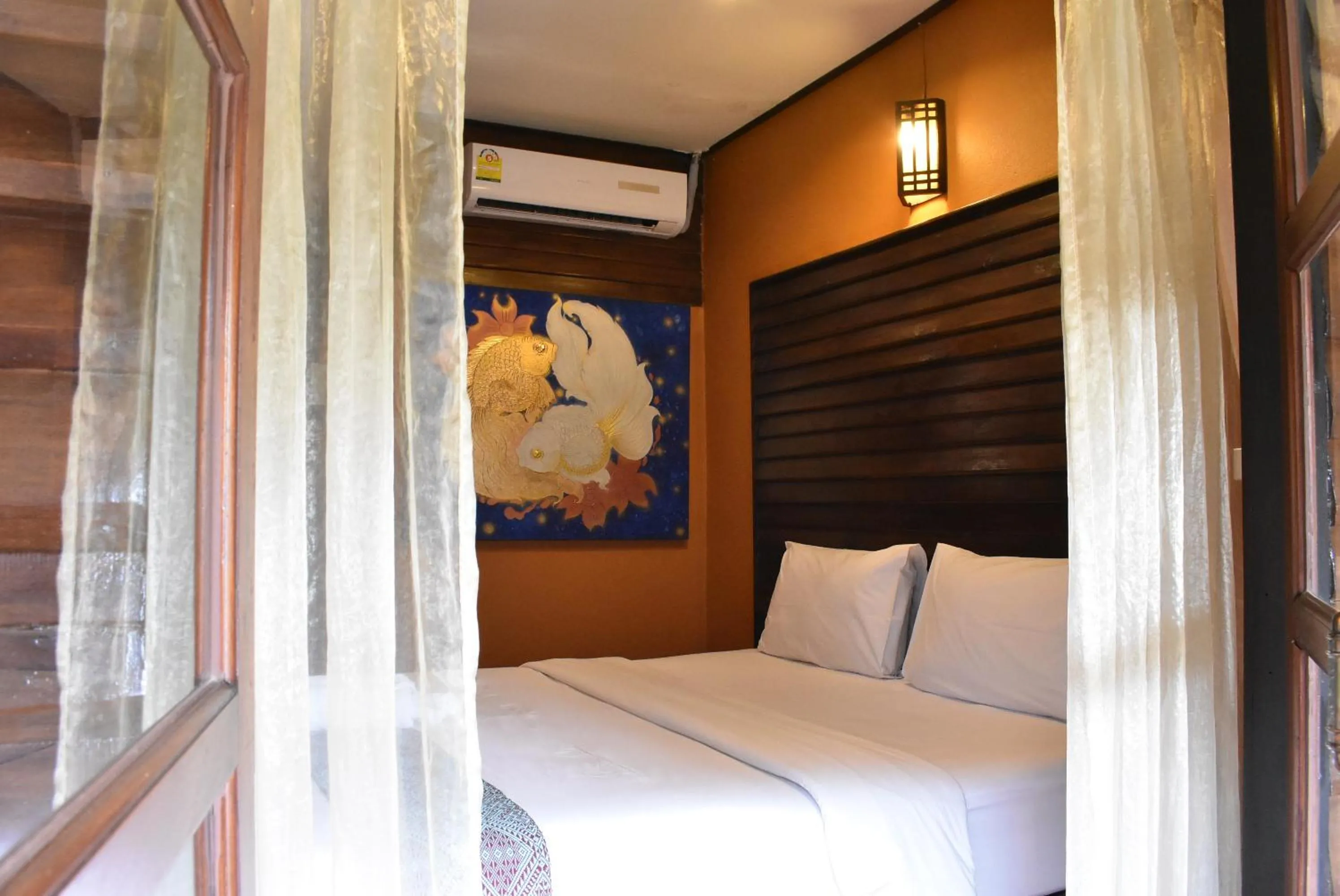 Bed in Baanfai Guesthouse Chiangkhong