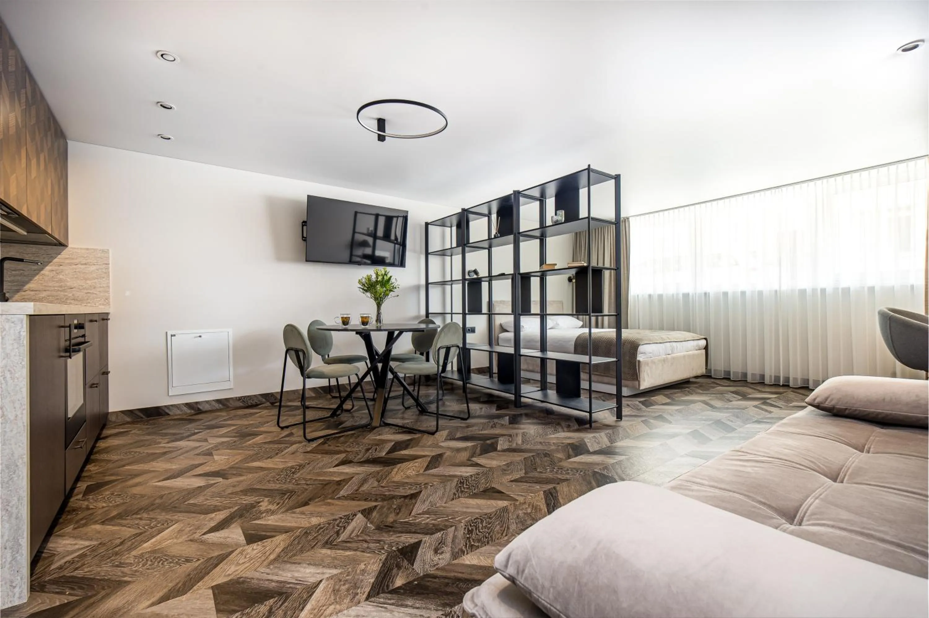 Photo of the whole room in Viešbutis Prie Fontano