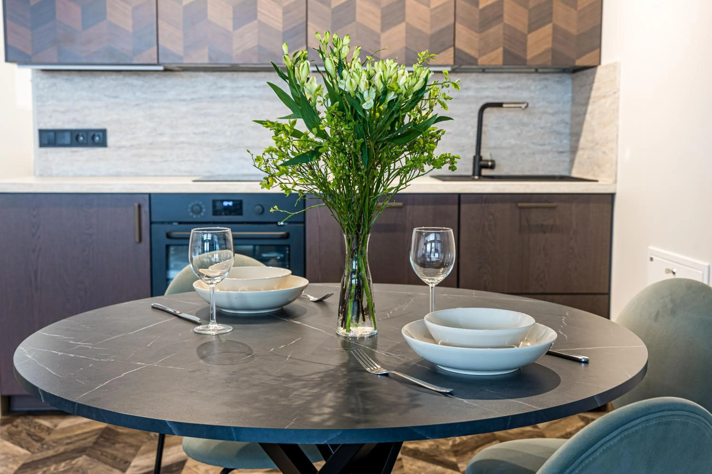 Dining area in Viešbutis Prie Fontano