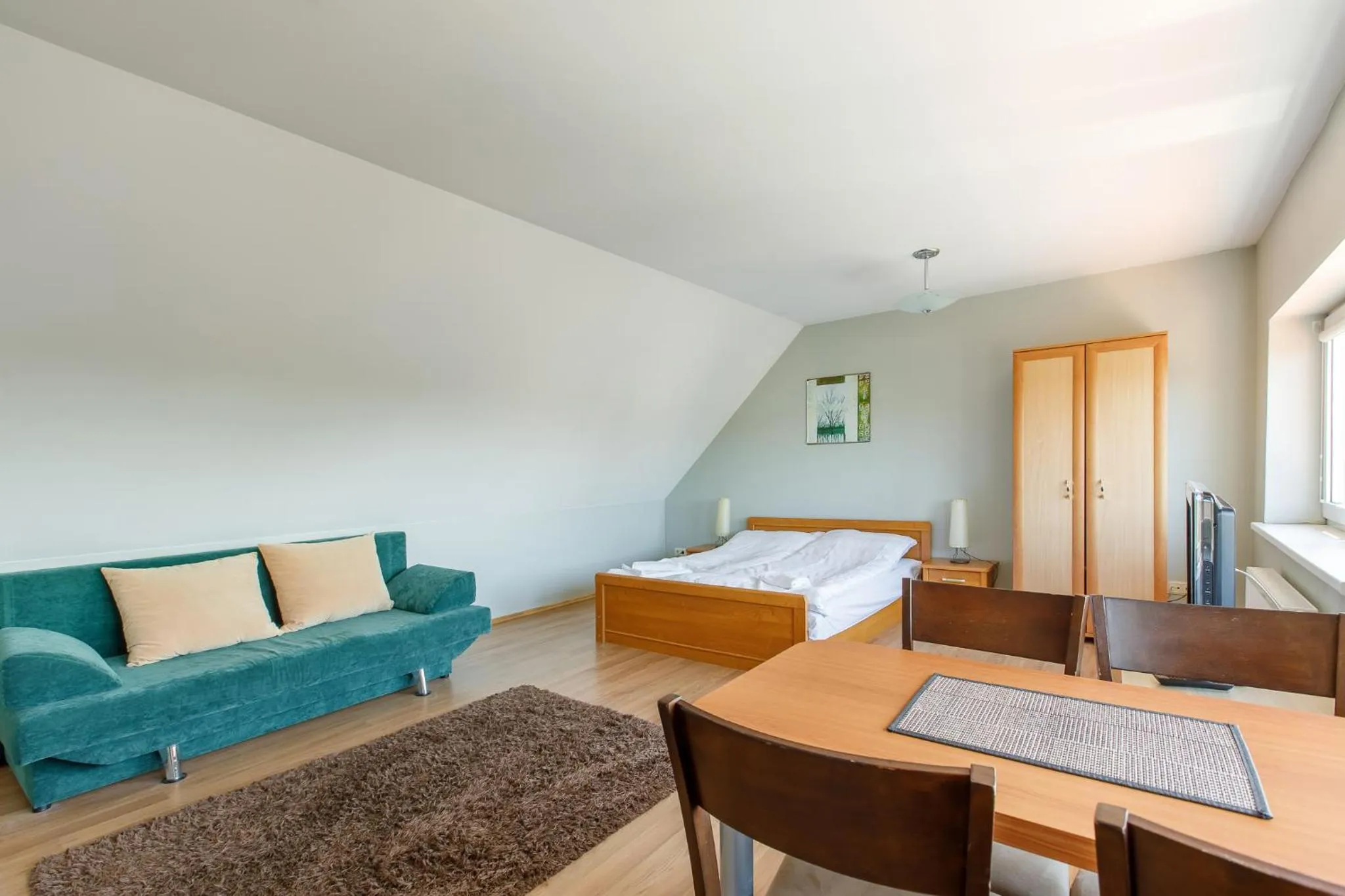 Photo of the whole room, Bed in Viešbutis Prie Fontano