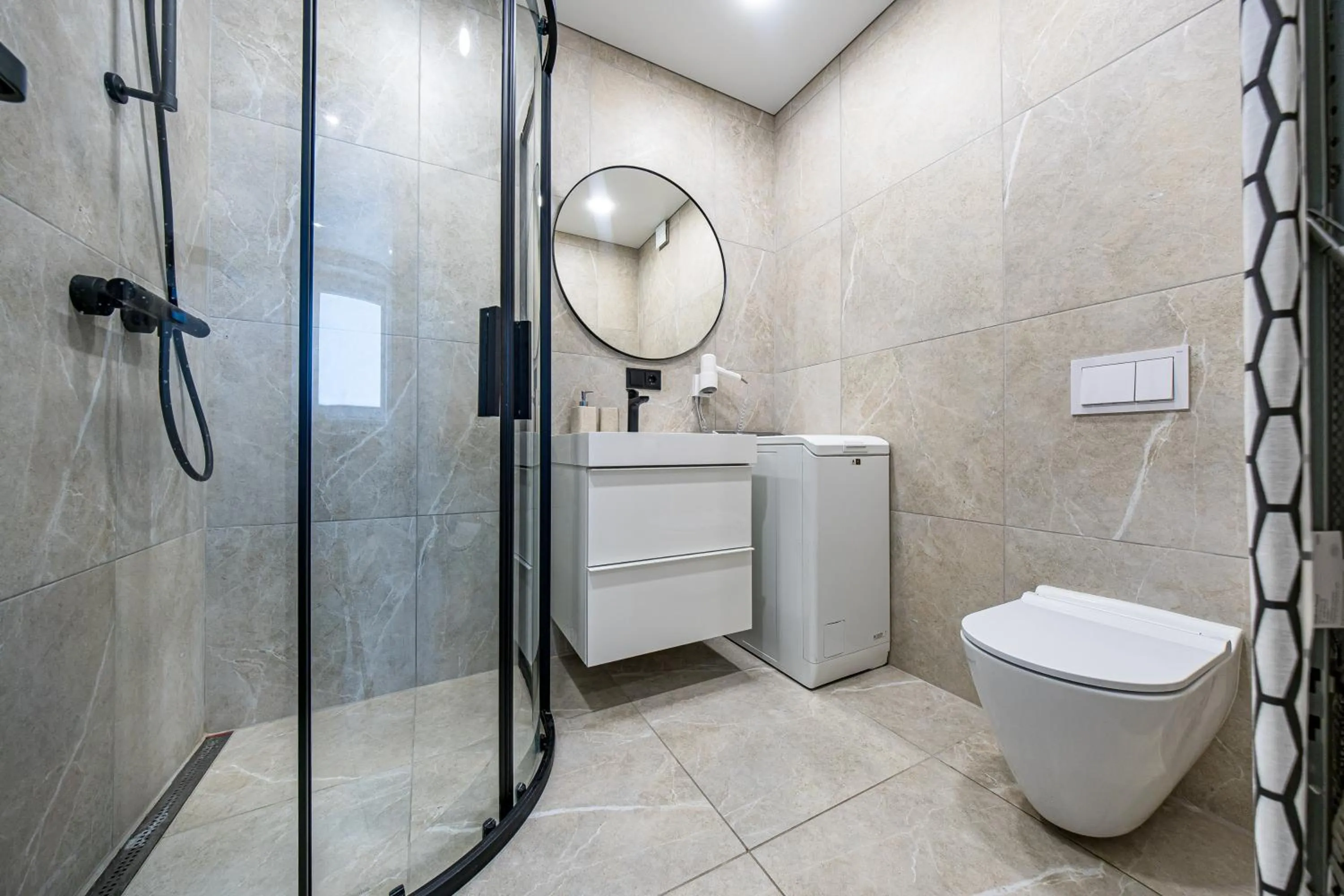 Bathroom in Viešbutis Prie Fontano