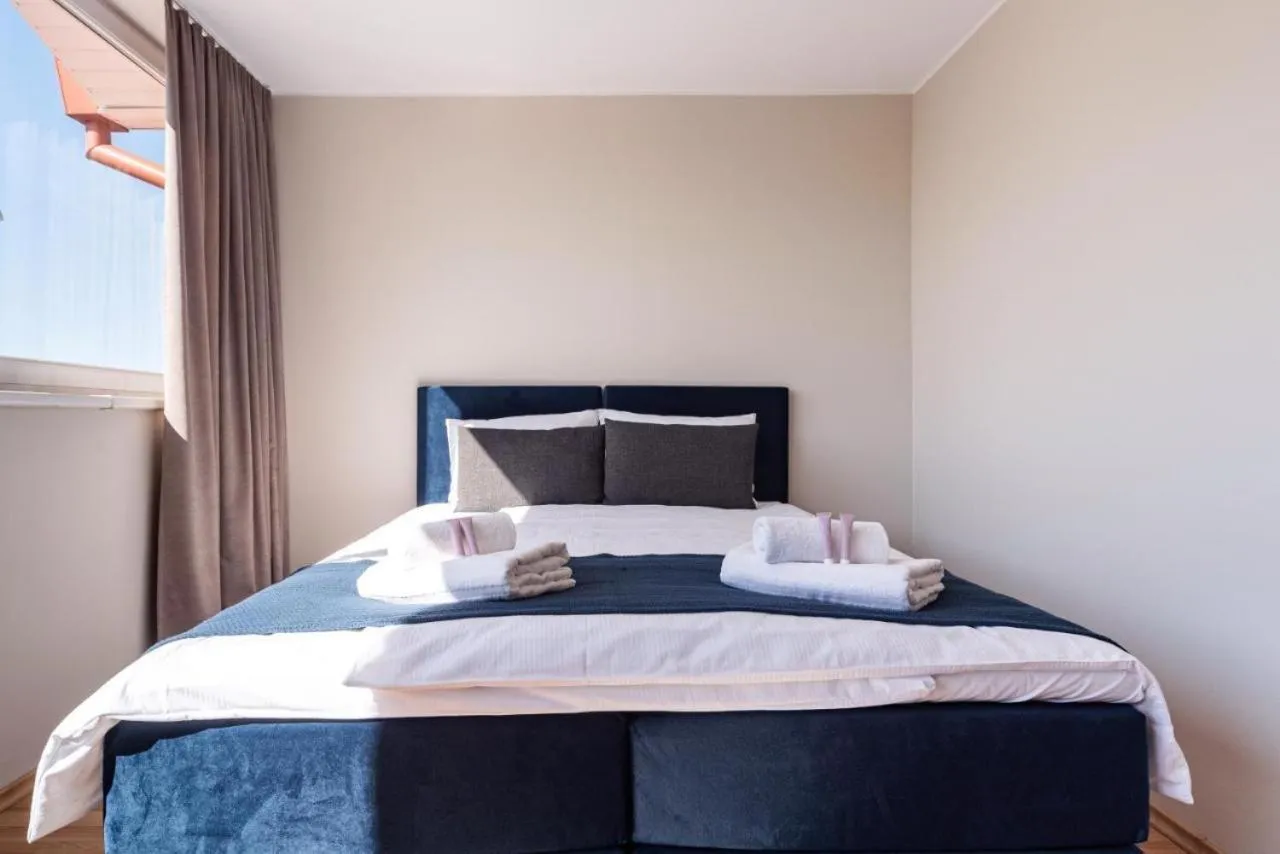 Bed in Viešbutis Prie Fontano