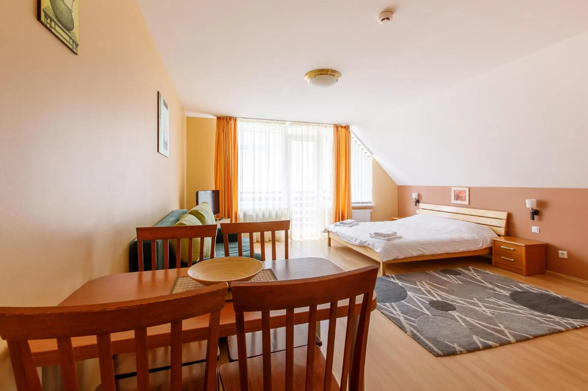 Photo of the whole room, Bed in Viešbutis Prie Fontano