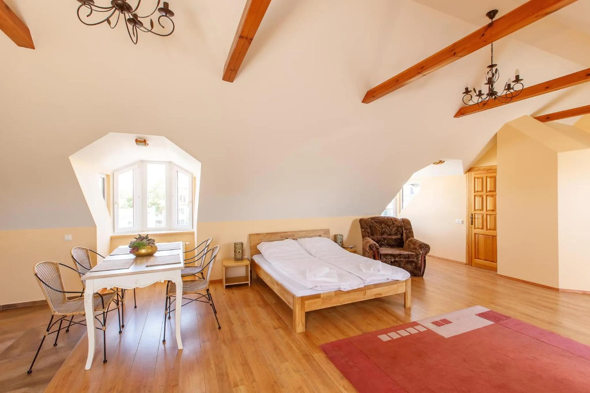 Photo of the whole room, Bed in Viešbutis Prie Fontano