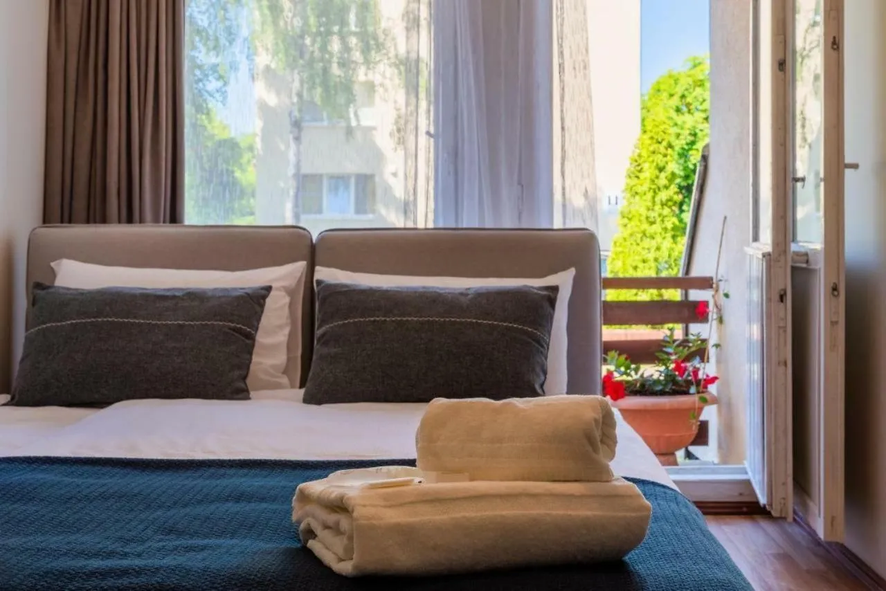 Bed in Viešbutis Prie Fontano